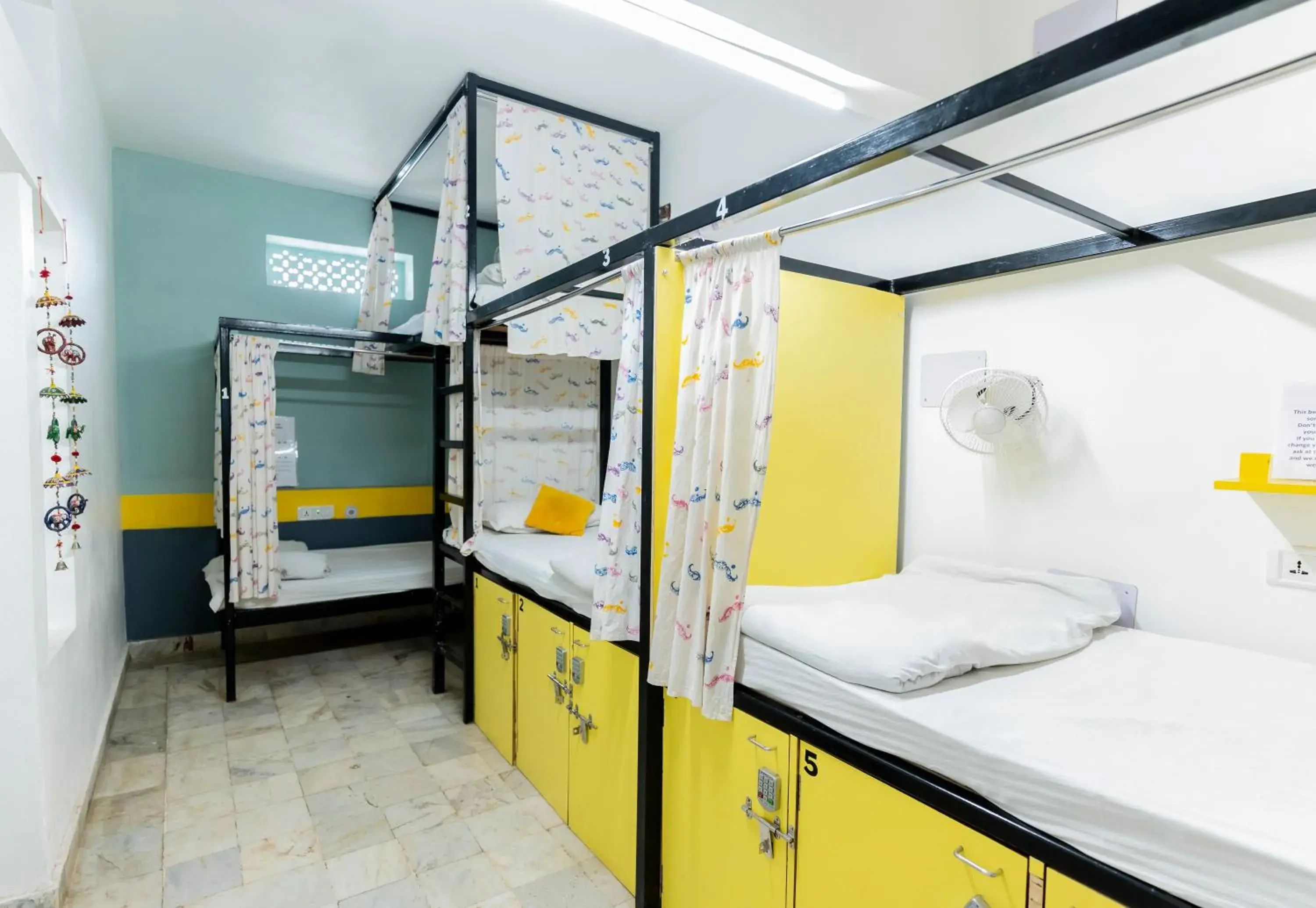 Bunk Bed in Moustache Hostel Udaipur