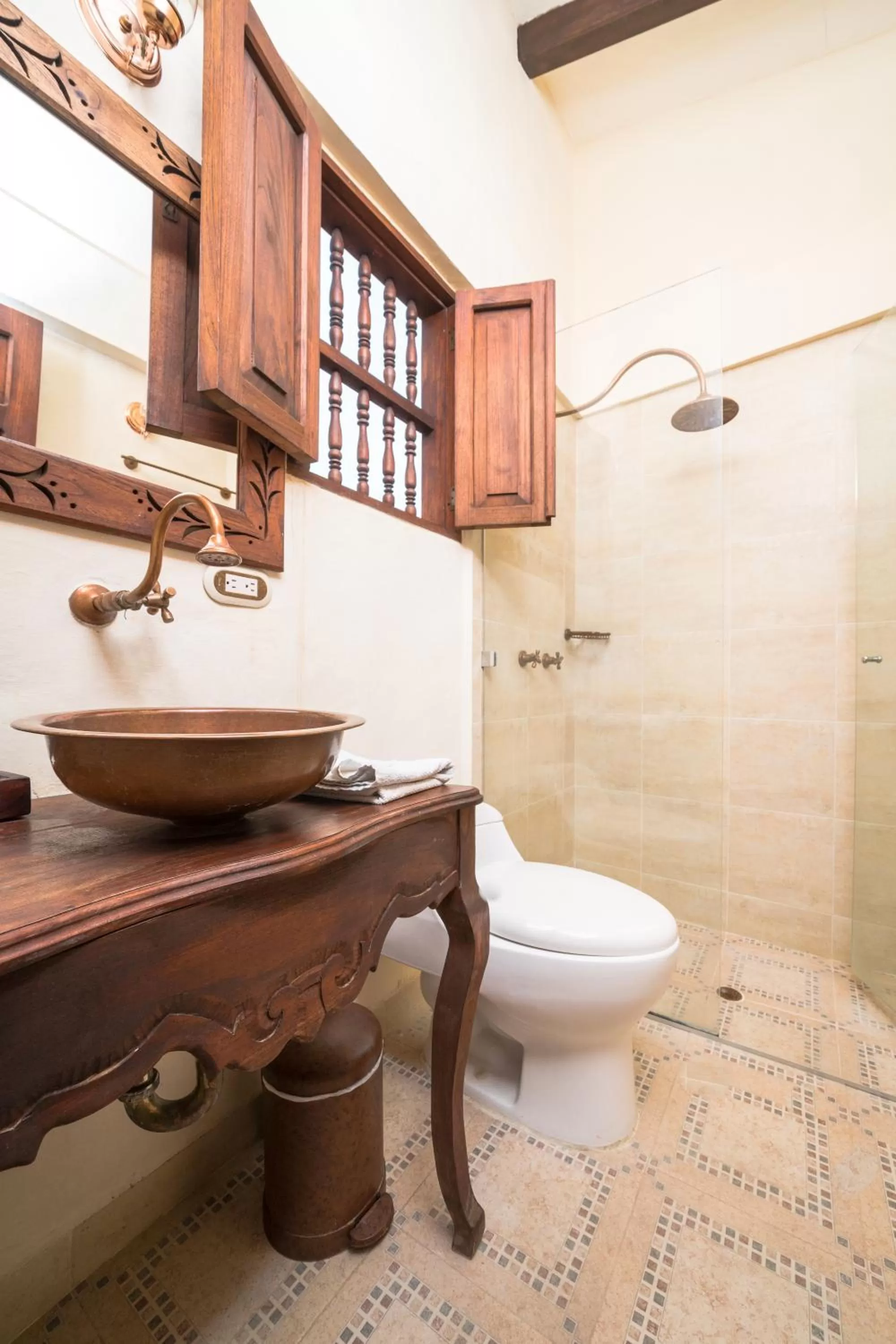 Toilet in Nueva Granada Hotel Colonial -Centro Histórico-
