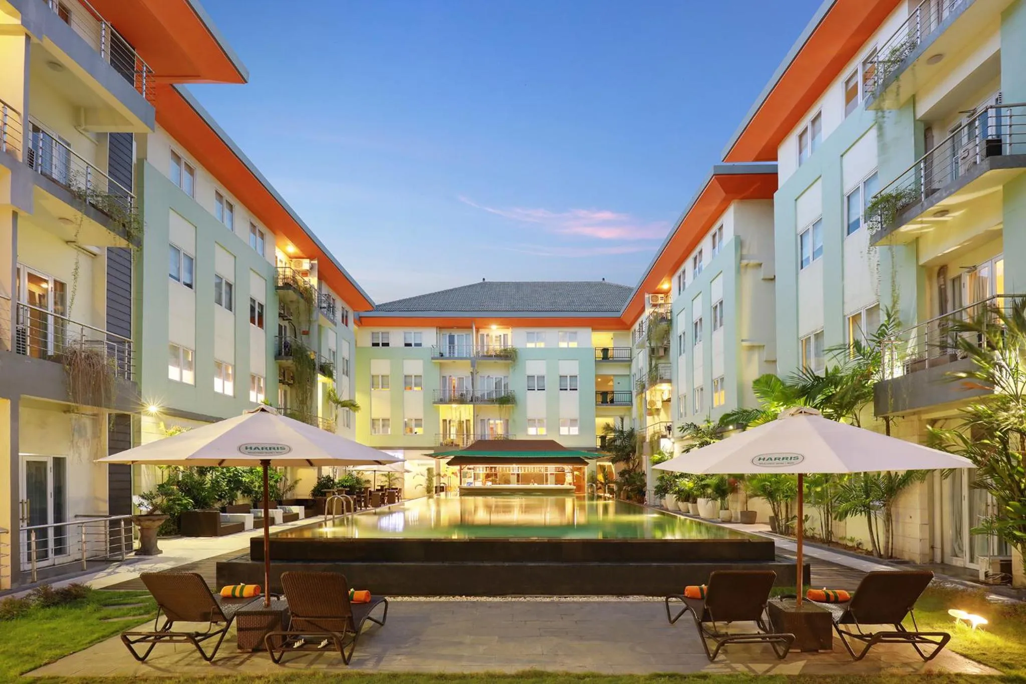 Property building in HARRIS Hotel & Residences Riverview Kuta, Bali