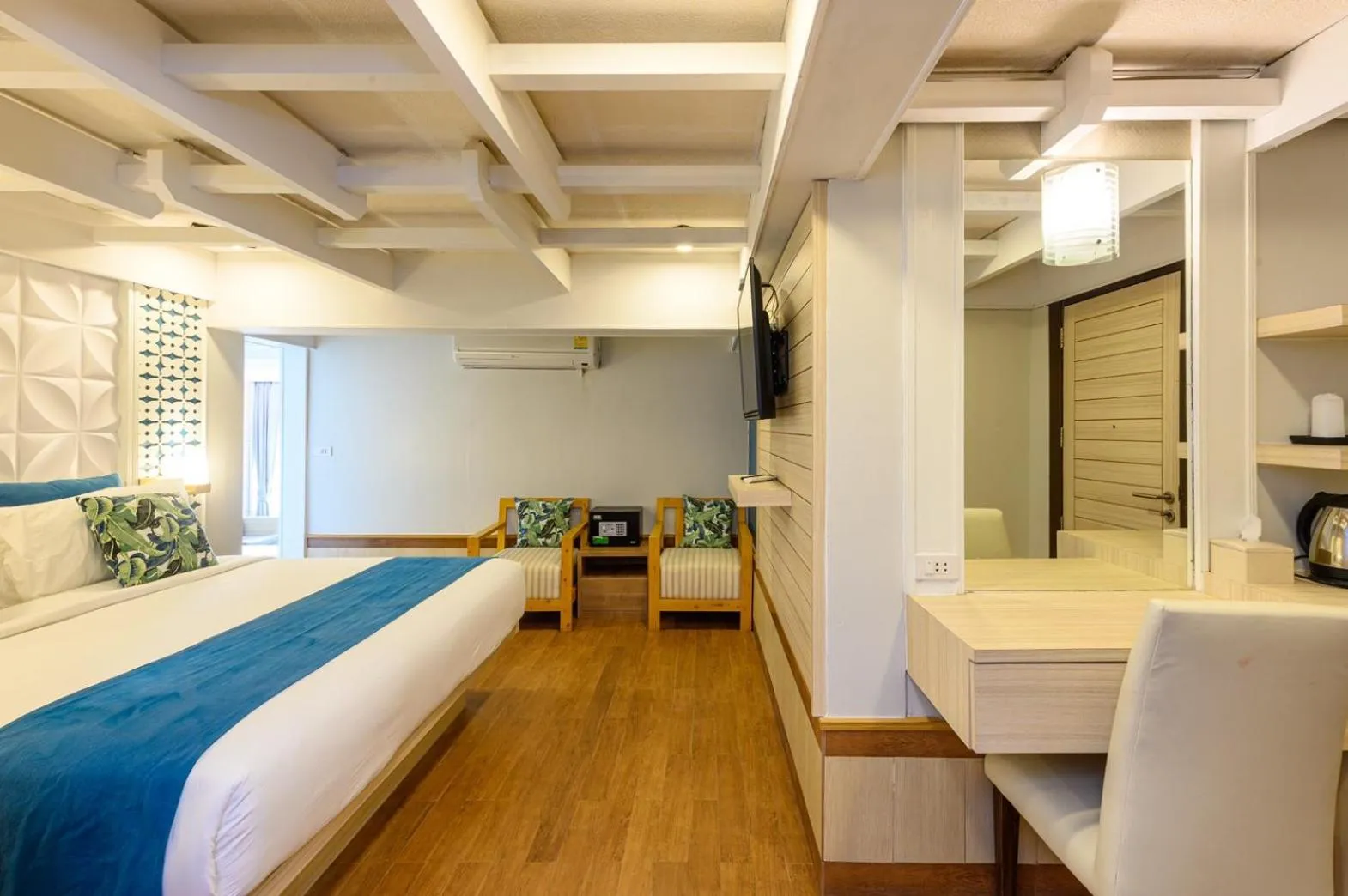 Bed in Maldives Beach Resort