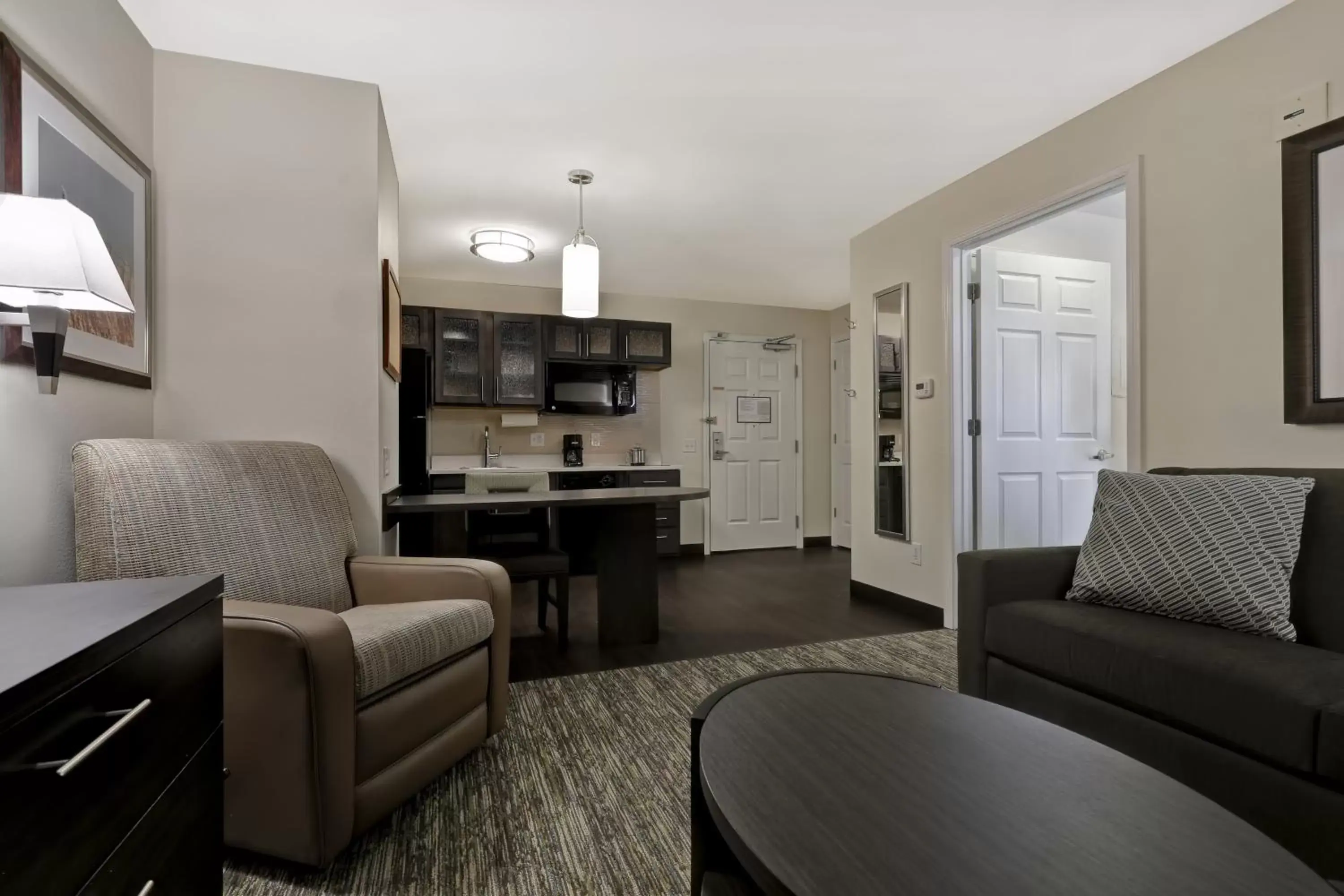 Photo of the whole room, Seating Area in Candlewood Suites Indianapolis - South, an IHG Hotel