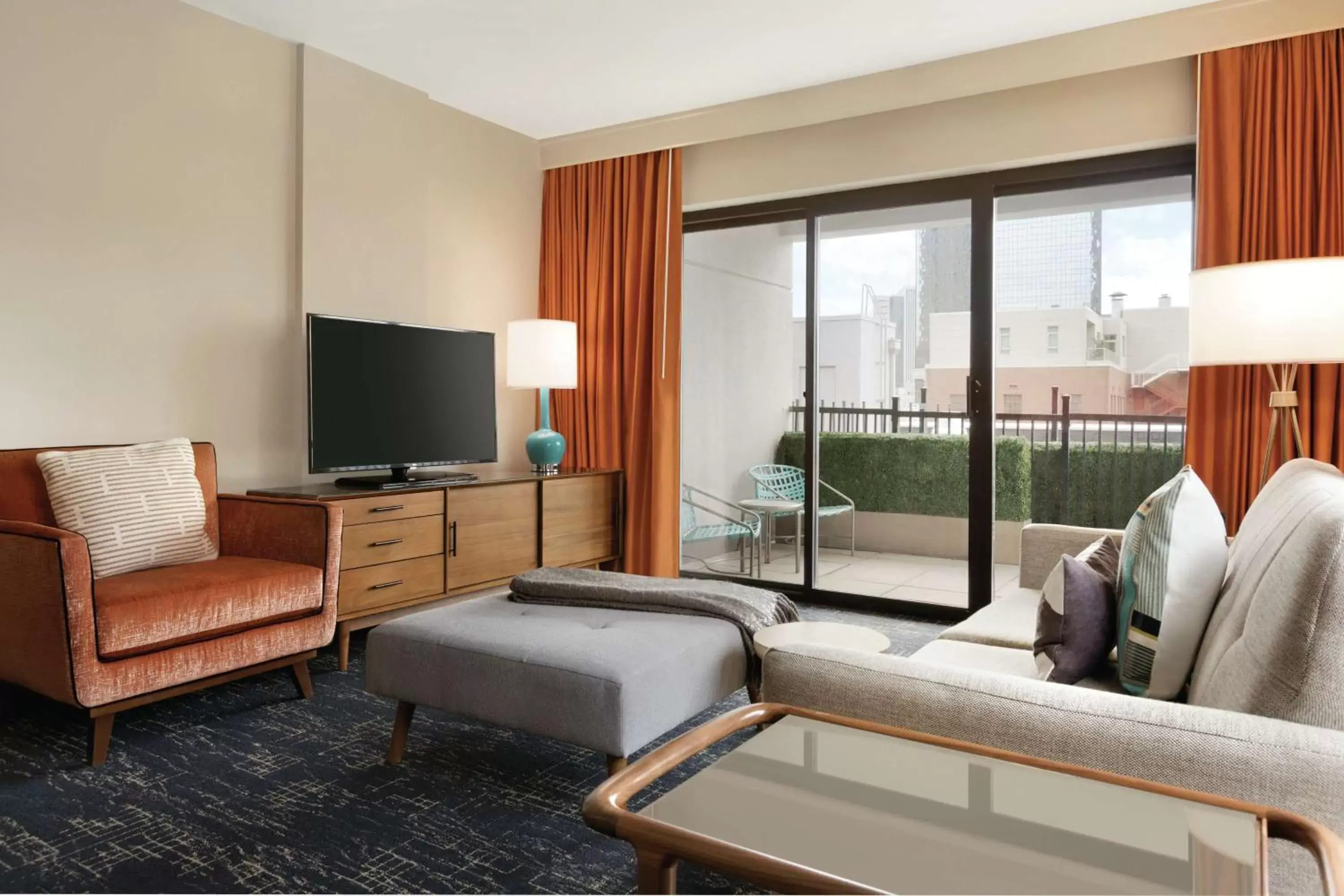 Bedroom, Seating Area in The American Hotel Atlanta Downtown-a Doubletree by Hilton