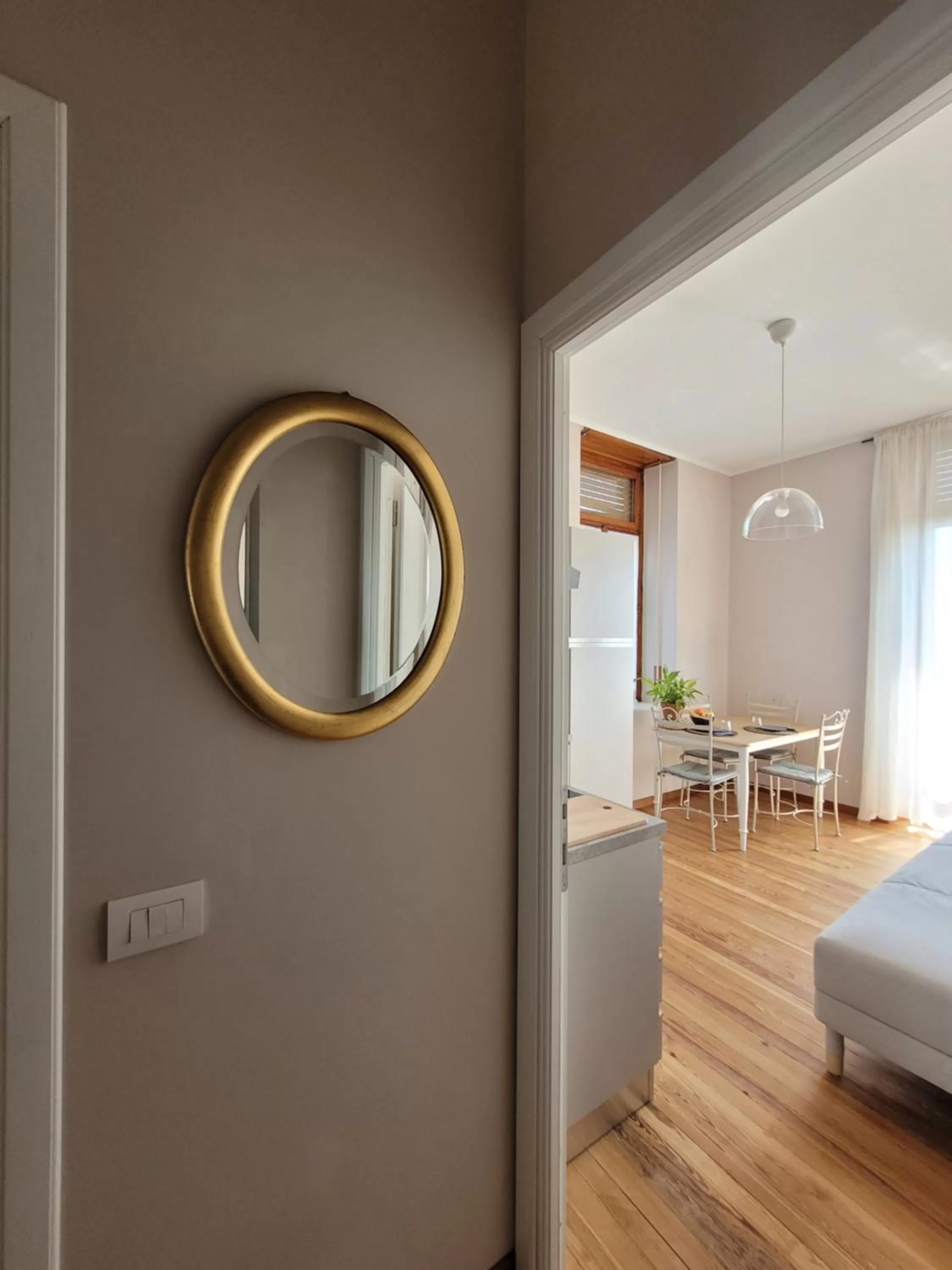 kitchen, Bed in B&B Villa Tavallini