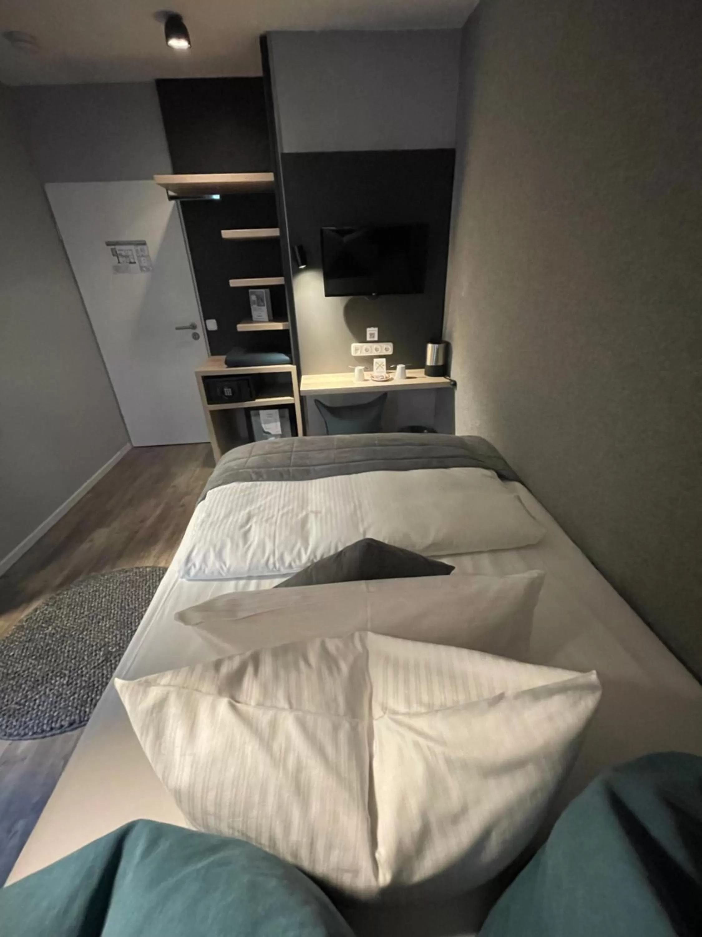 Photo of the whole room, Bed in Hotel Falkenturm