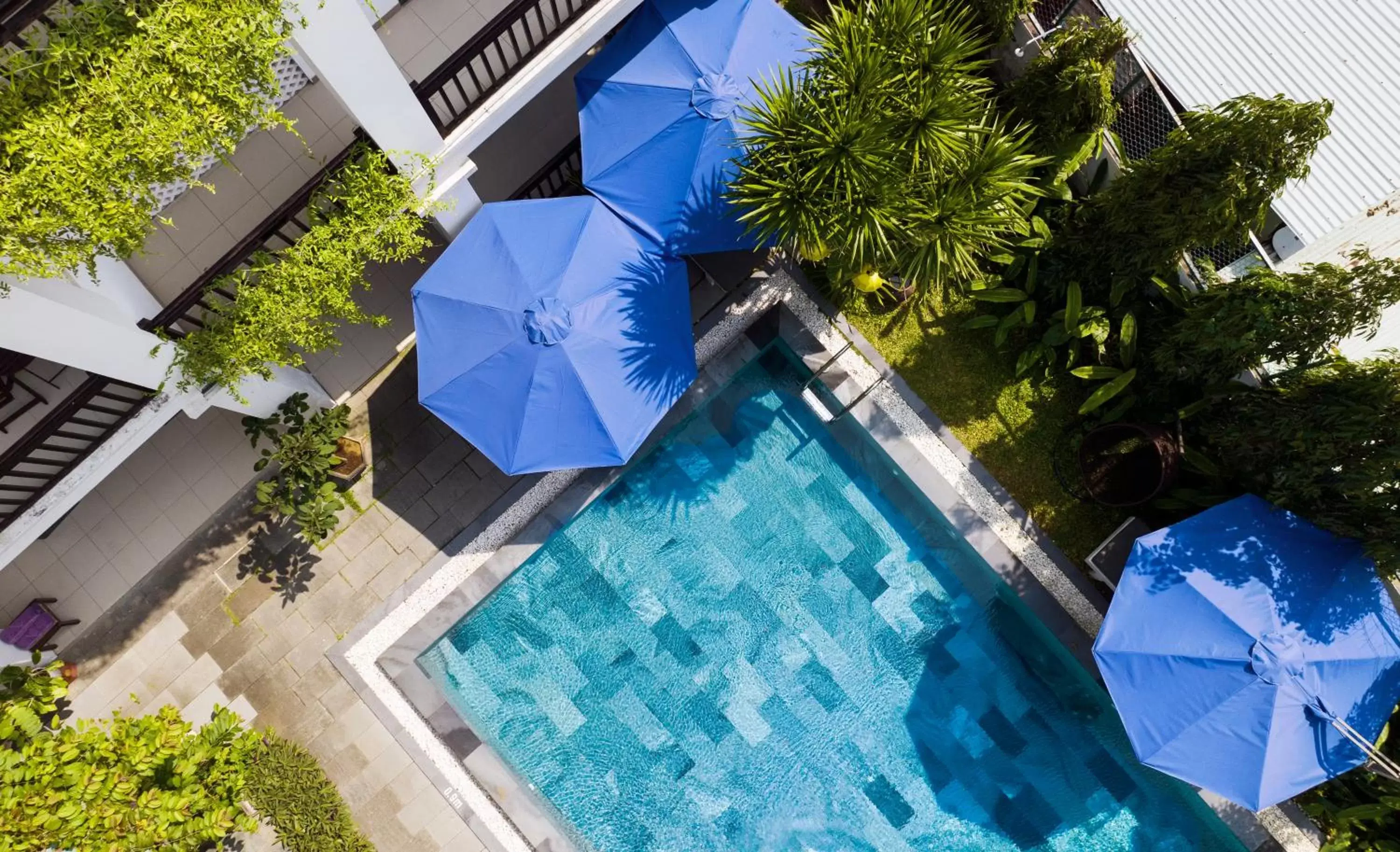 Bird's eye view, Pool View in Golden Pearl Hoi An Hotel
