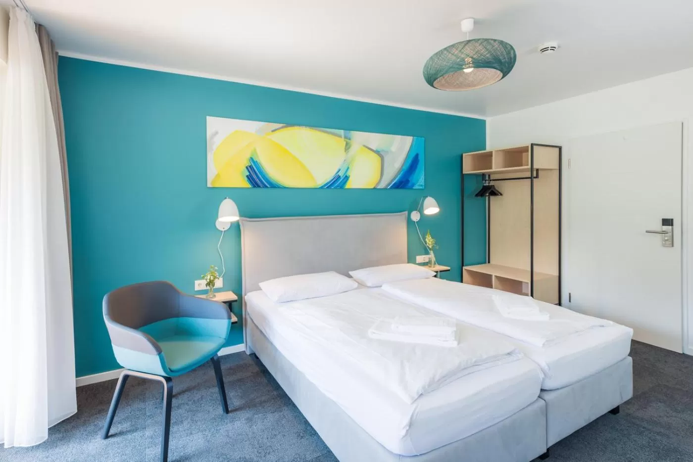 Photo of the whole room, Bed in Hotel & Restaurant Mühlenglück