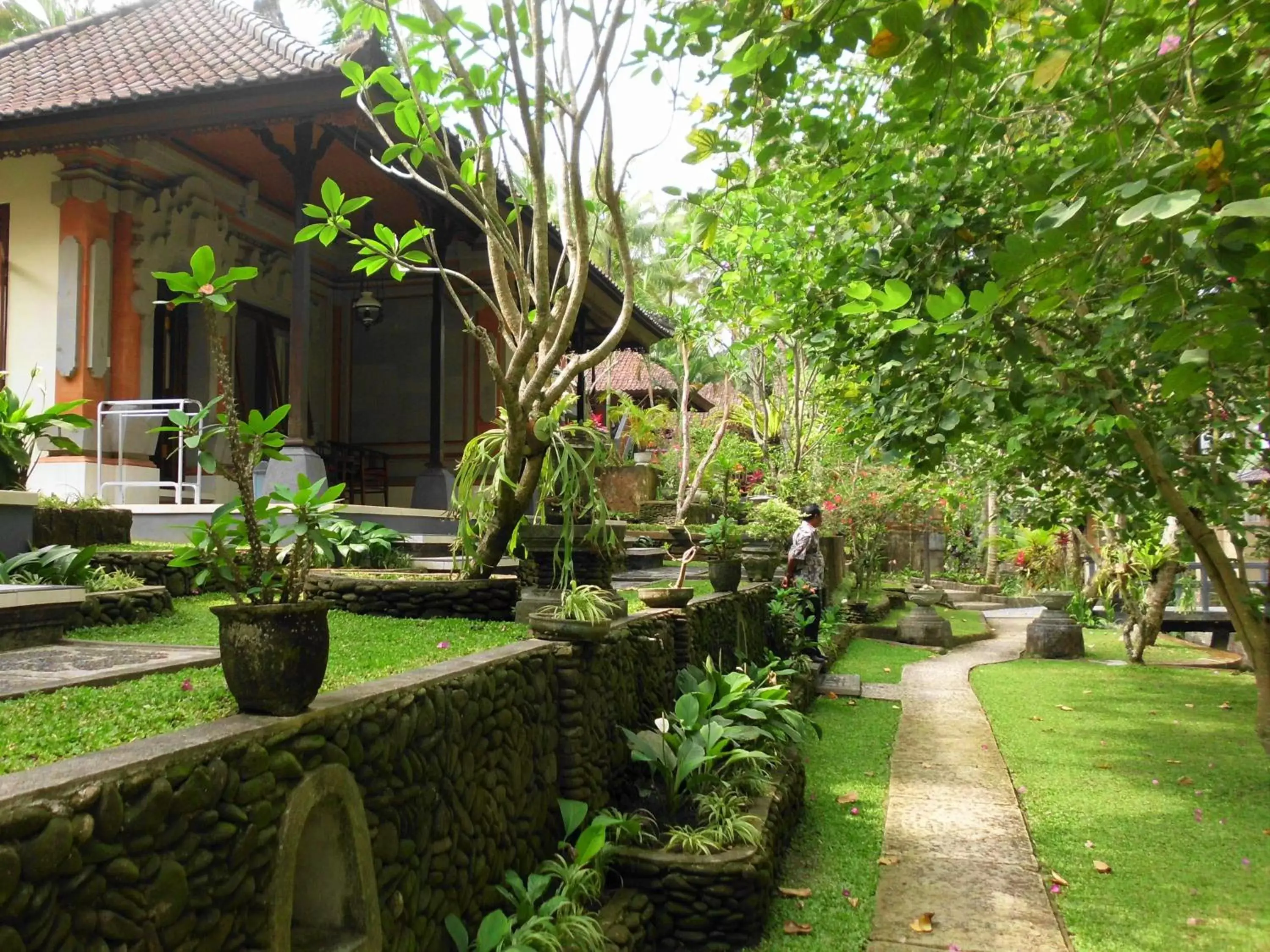 Garden view, Garden in Nick's Pension