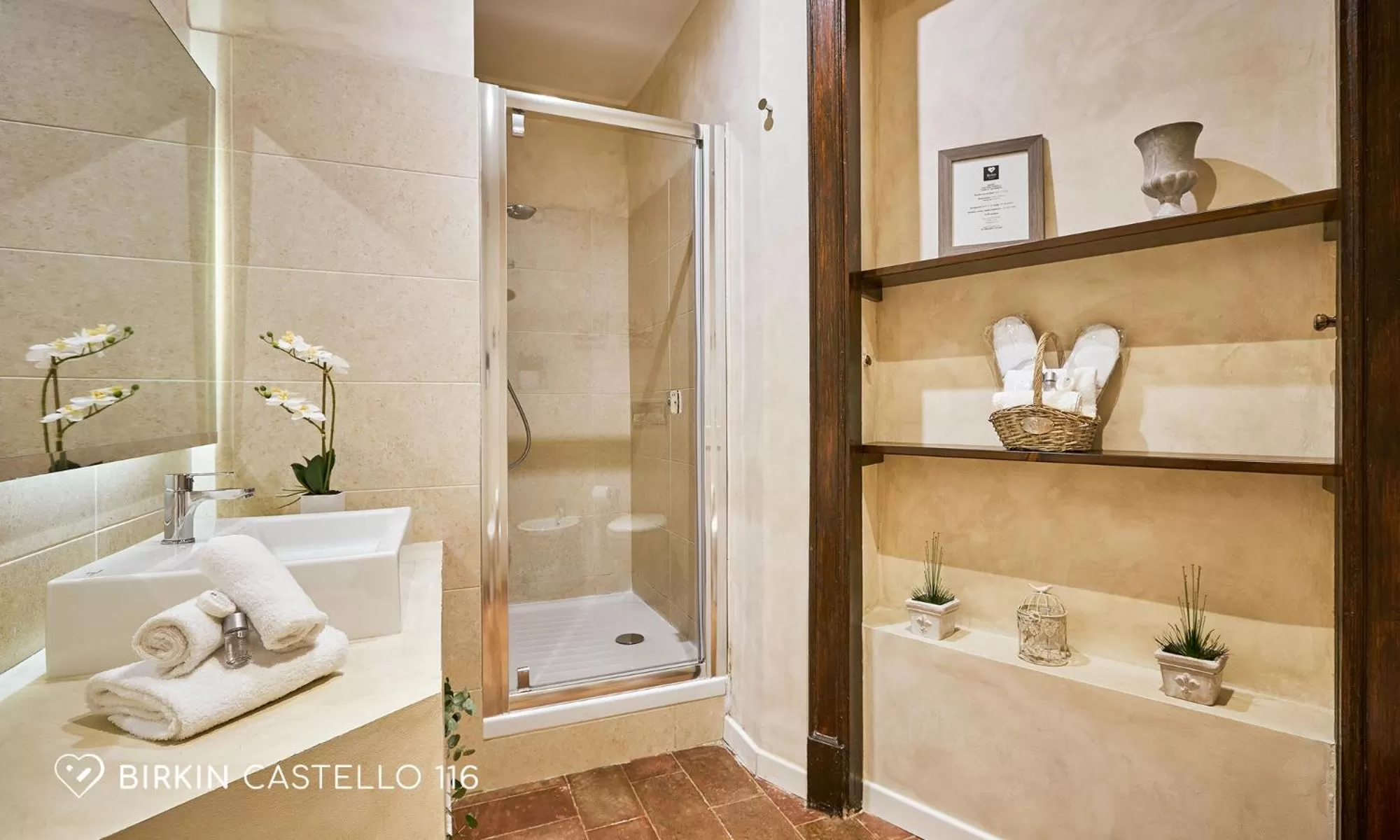 Shower in Albergo Diffuso Birkin Castello