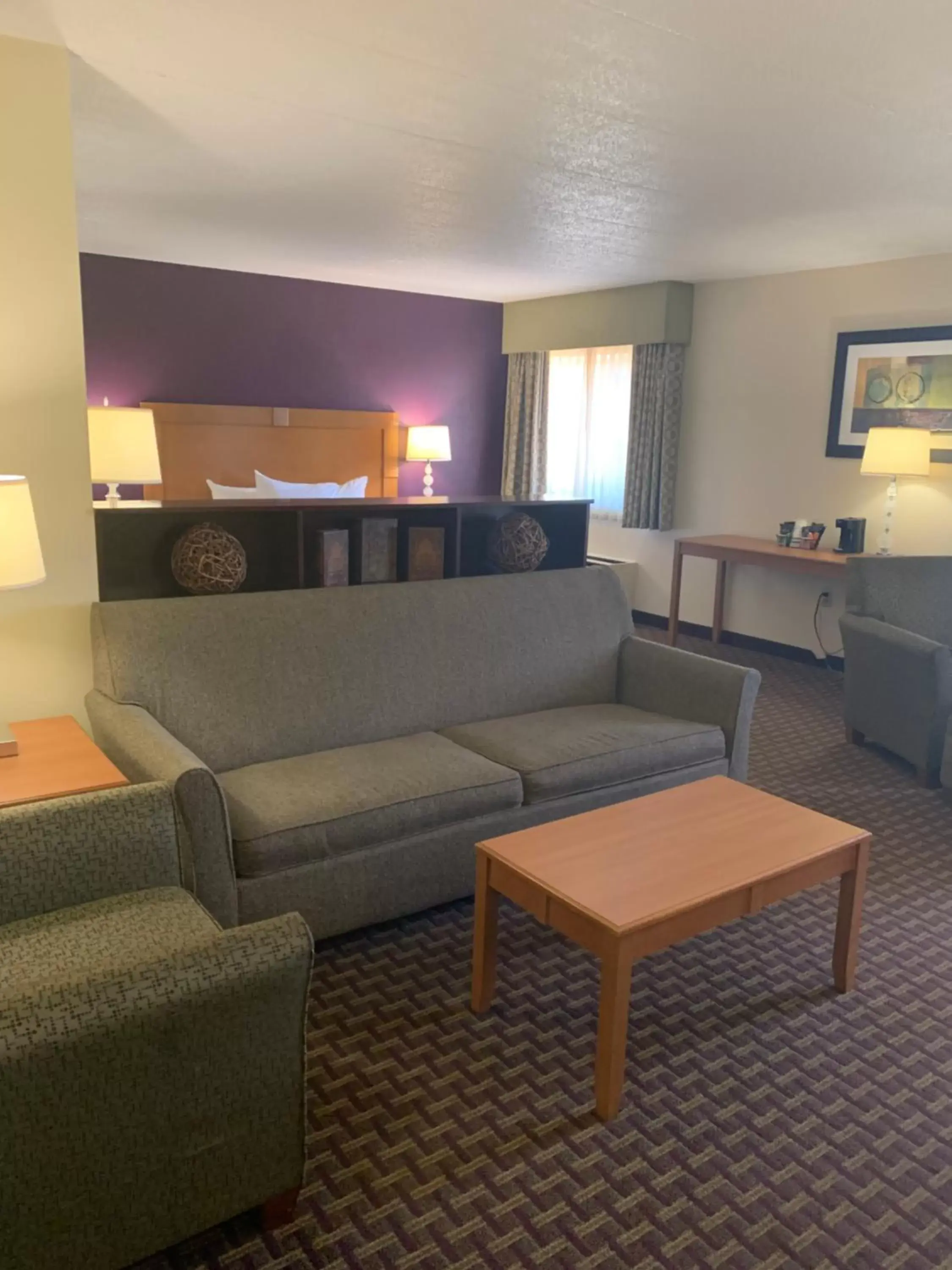 Seating Area in Ramada by Wyndham Marquette