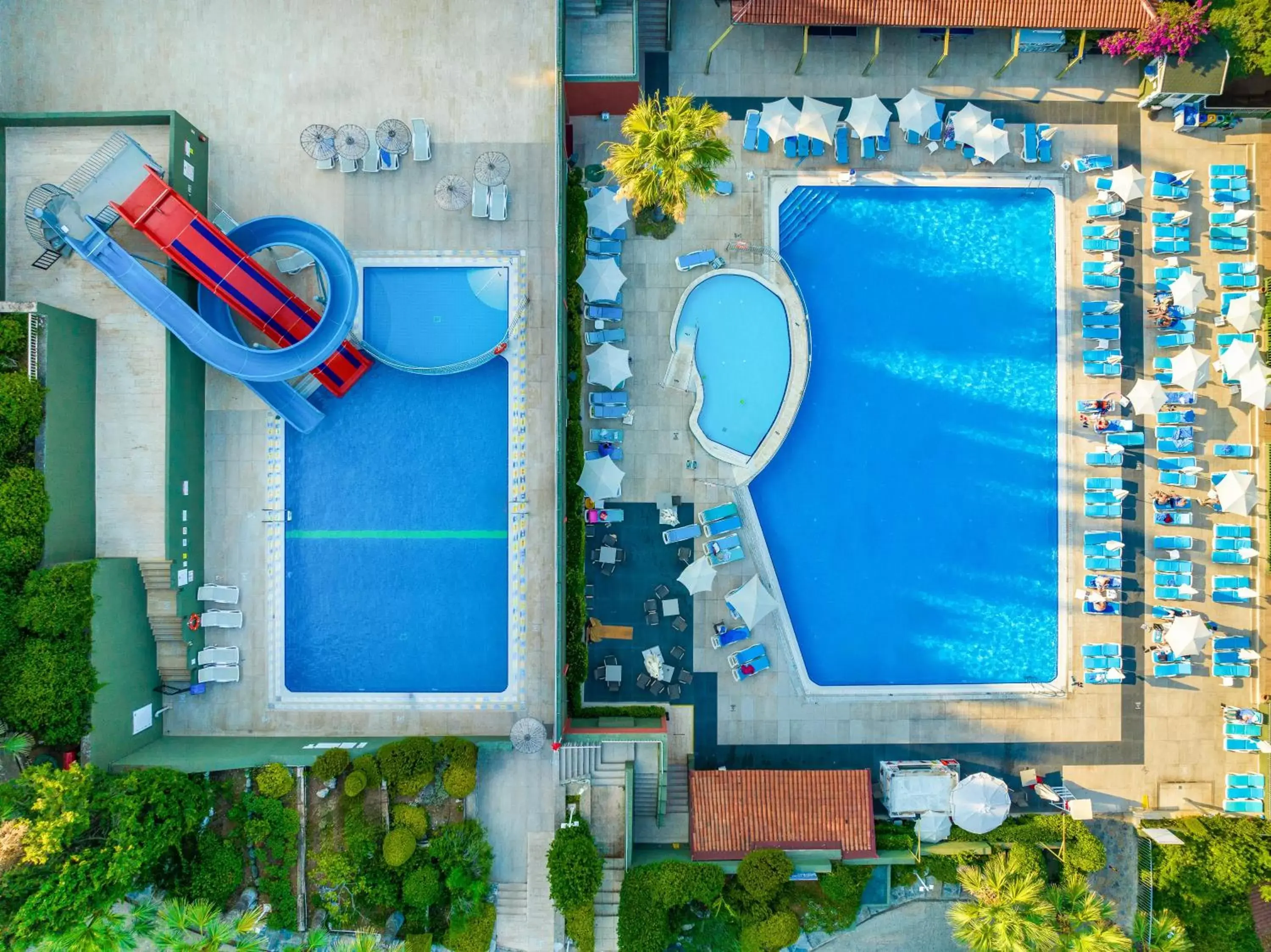 Swimming pool, Bird's-eye View in Labranda Mares Marmaris Hotel