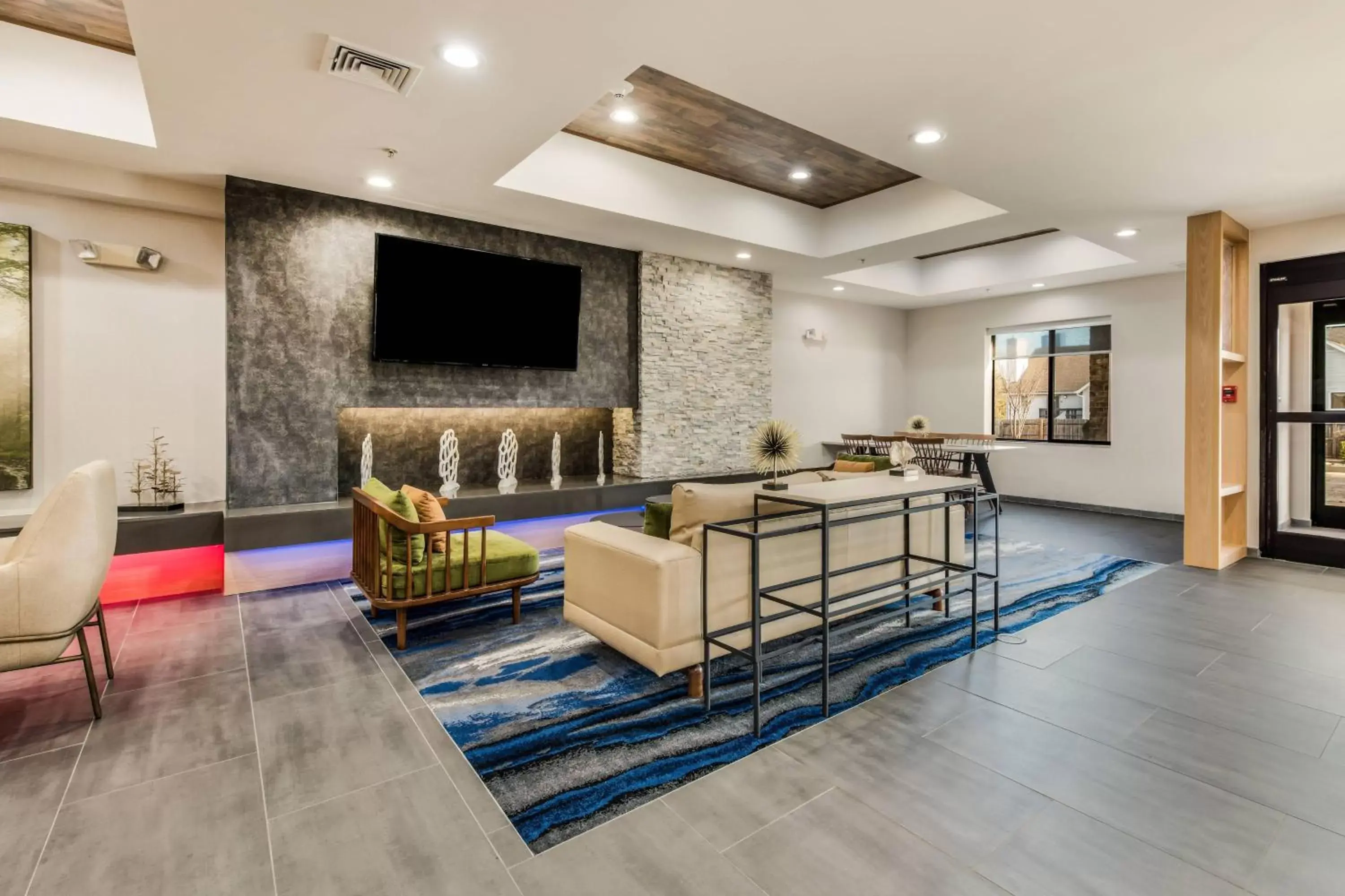 Lobby or reception, Seating Area in Fairfield by Marriott Inn & Suites Greensboro Coliseum Area