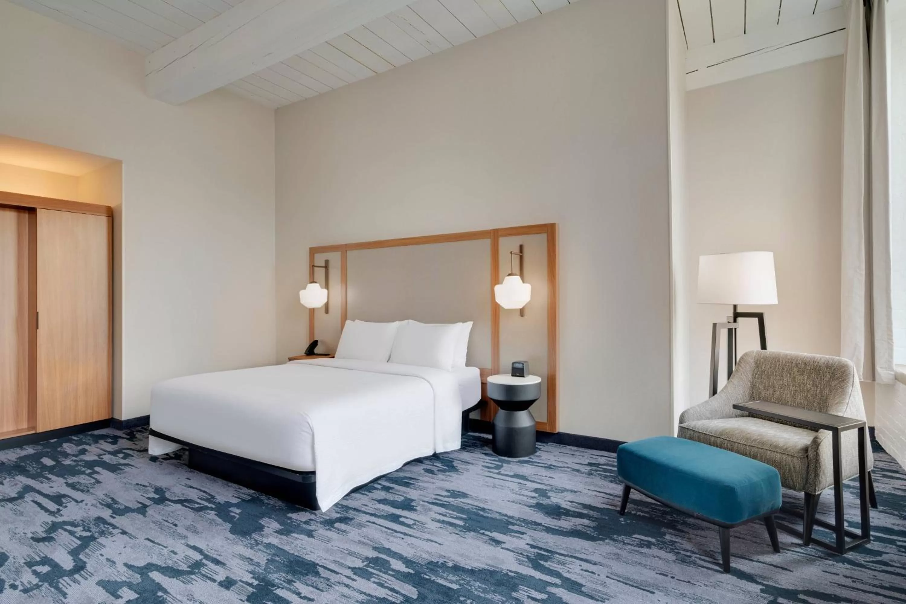 Photo of the whole room, Bed in Fairfield Inn & Suites Madison Historic Eagle Cotton Mill