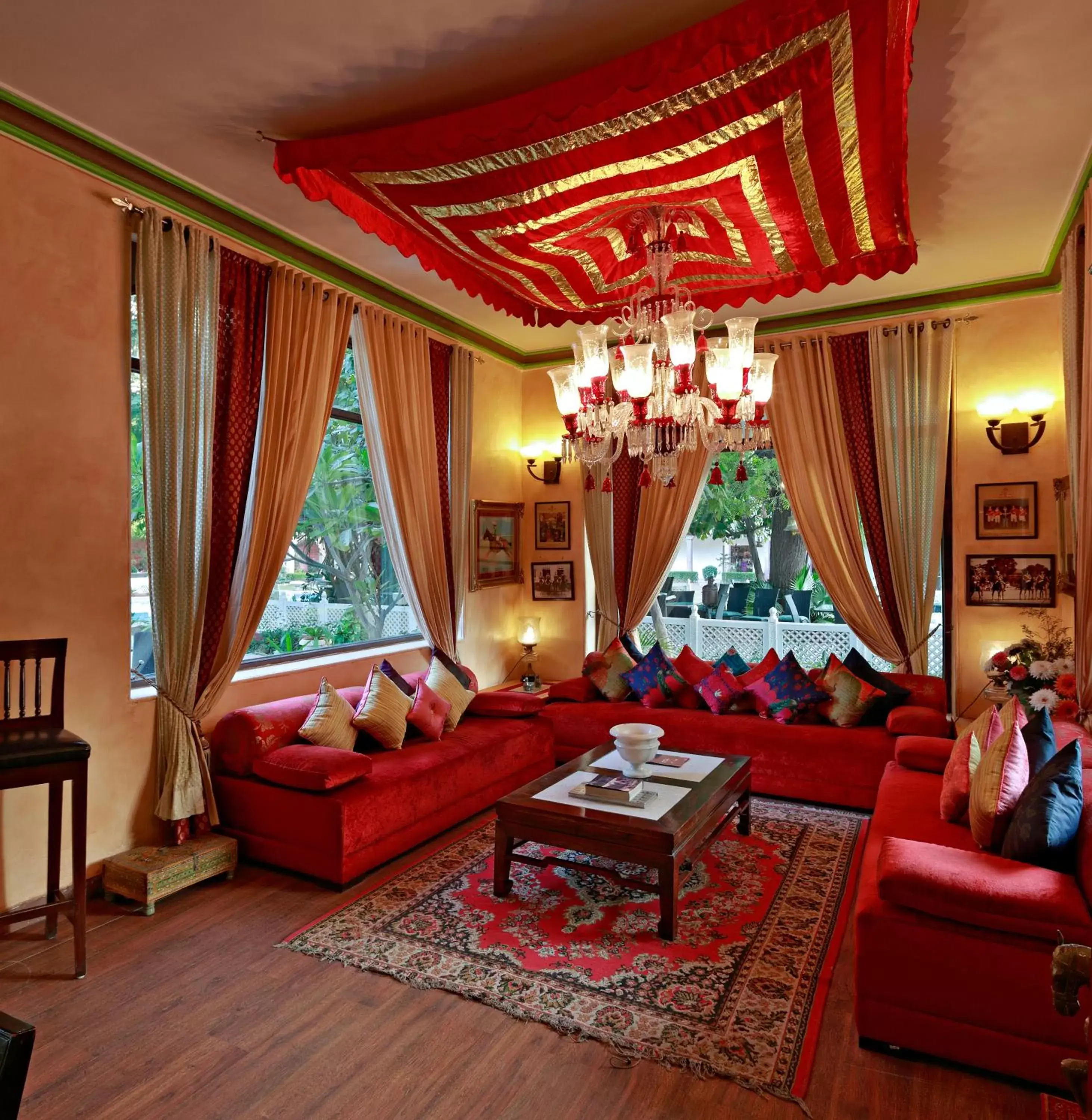 Lounge or bar, Seating Area in Ranbanka Palace