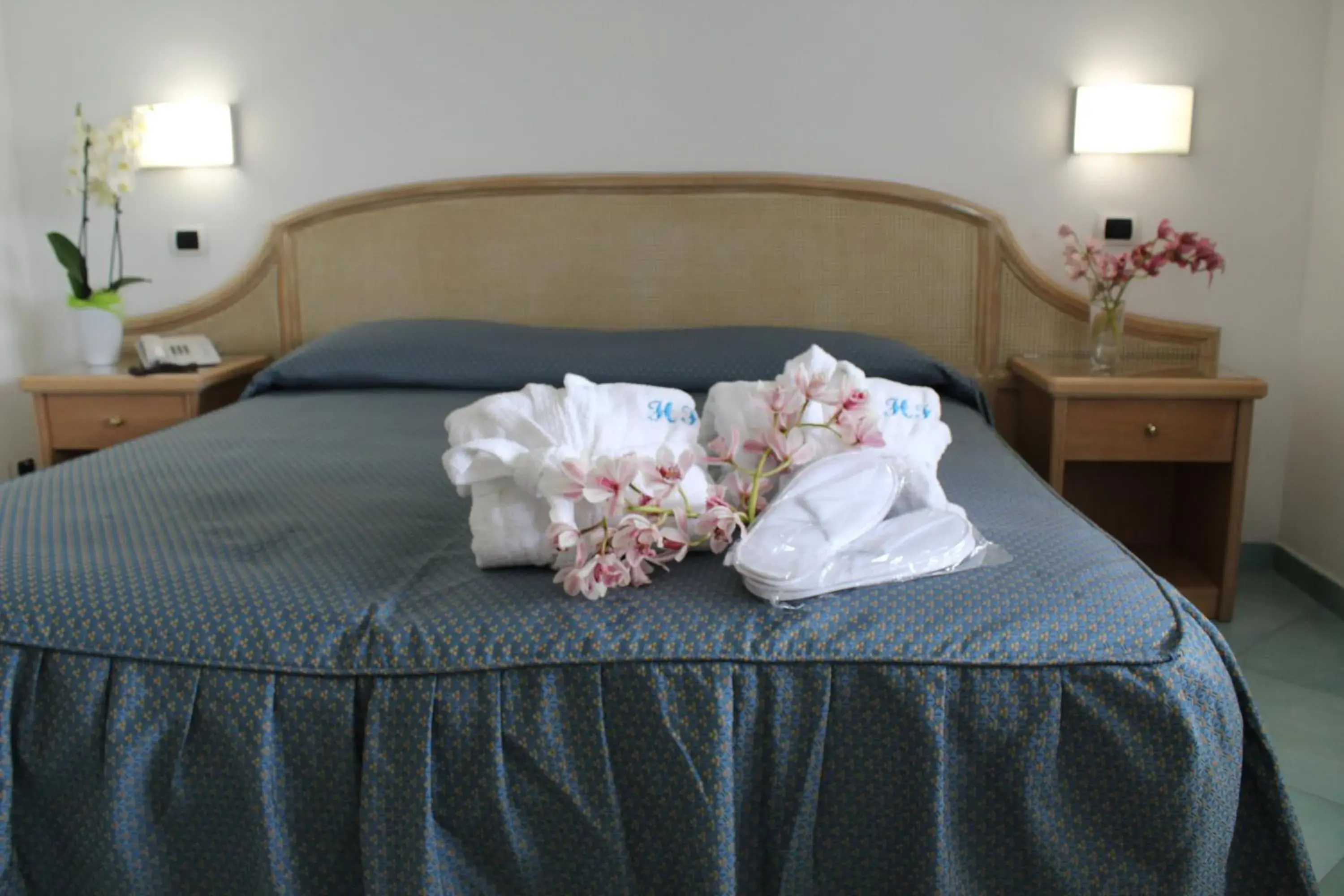 Bed in Hotel Floridiana Terme
