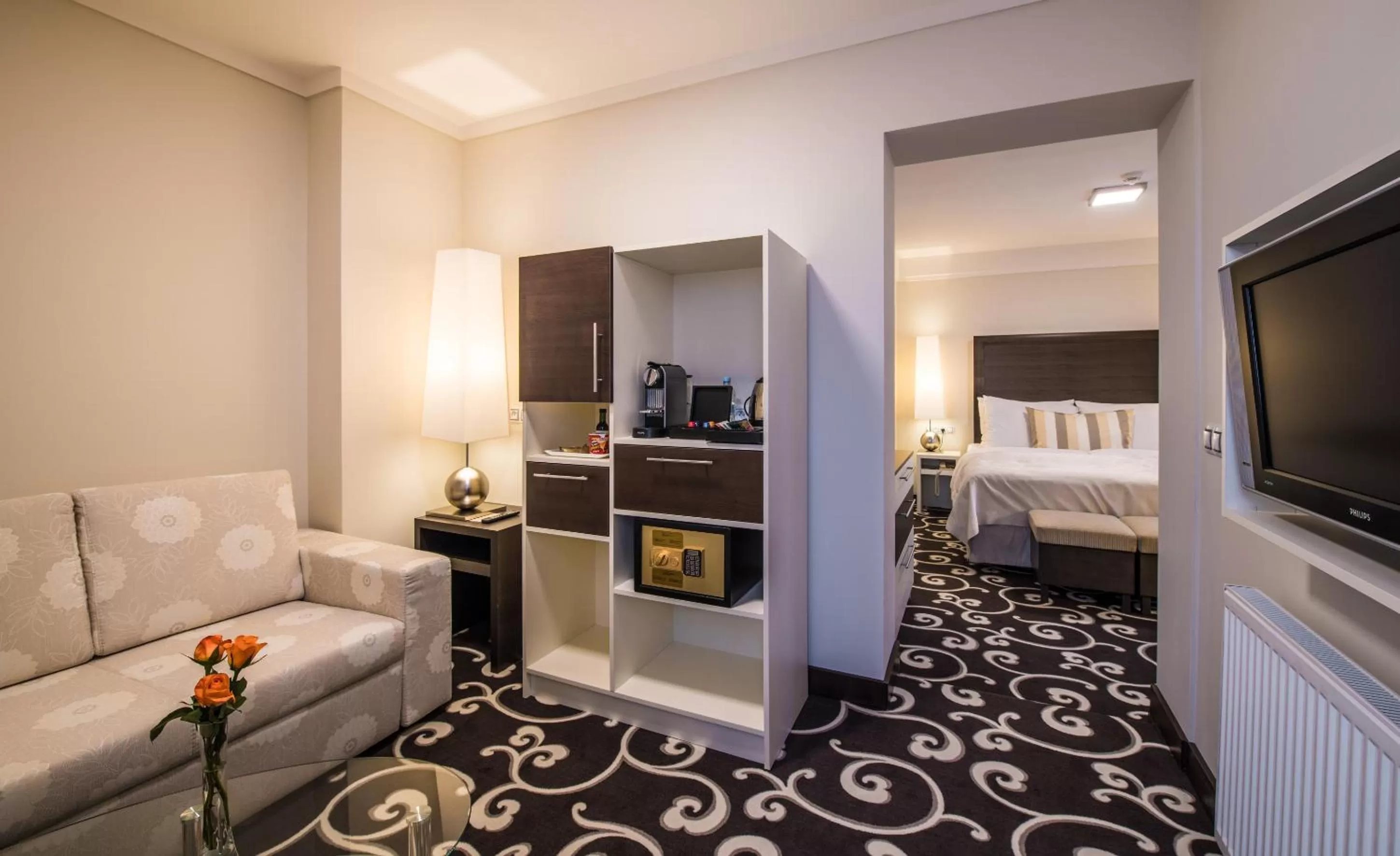 TV and multimedia, Bed in Grand Hotel Bohemia