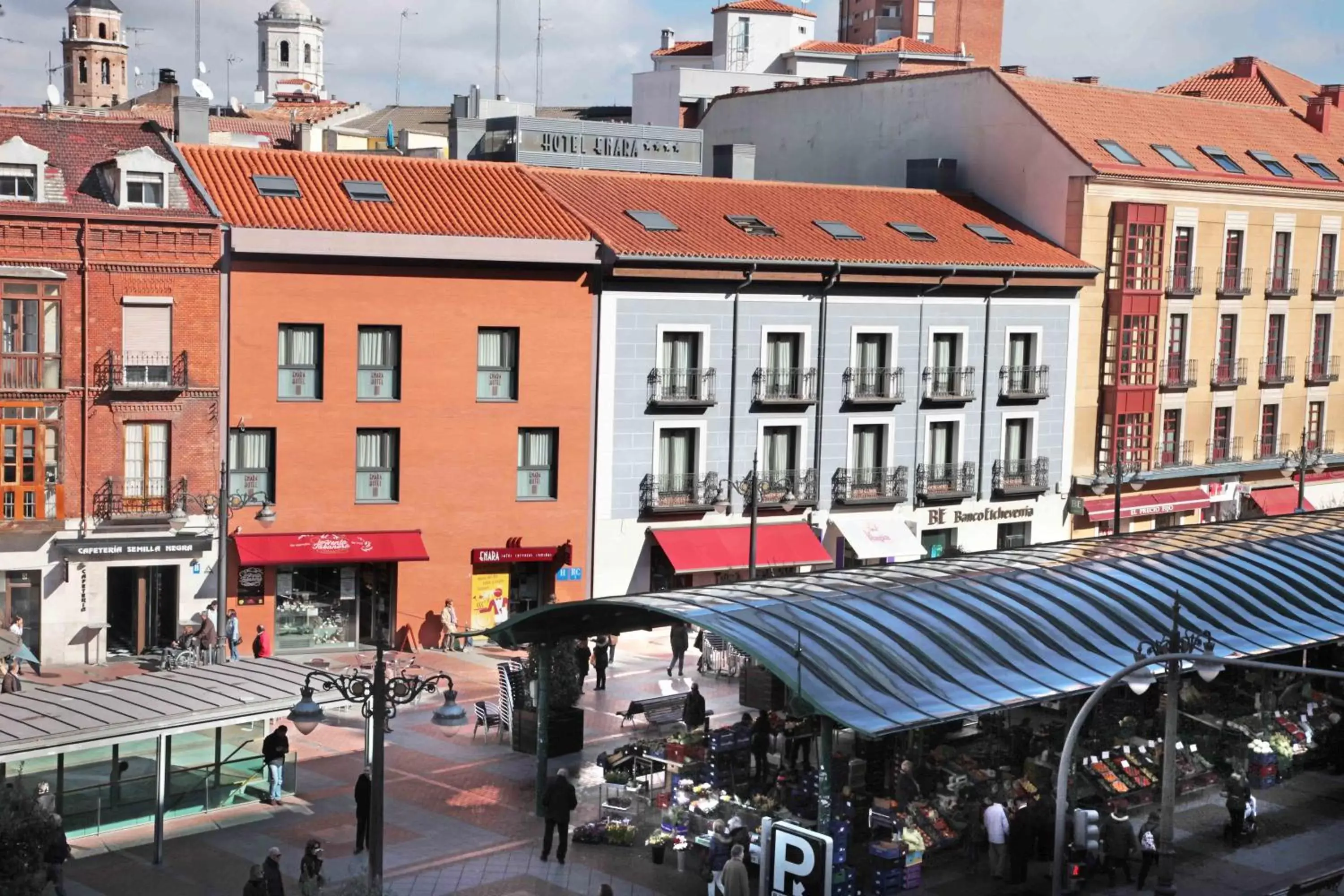 Bird's eye view in ELE Enara Boutique Hotel