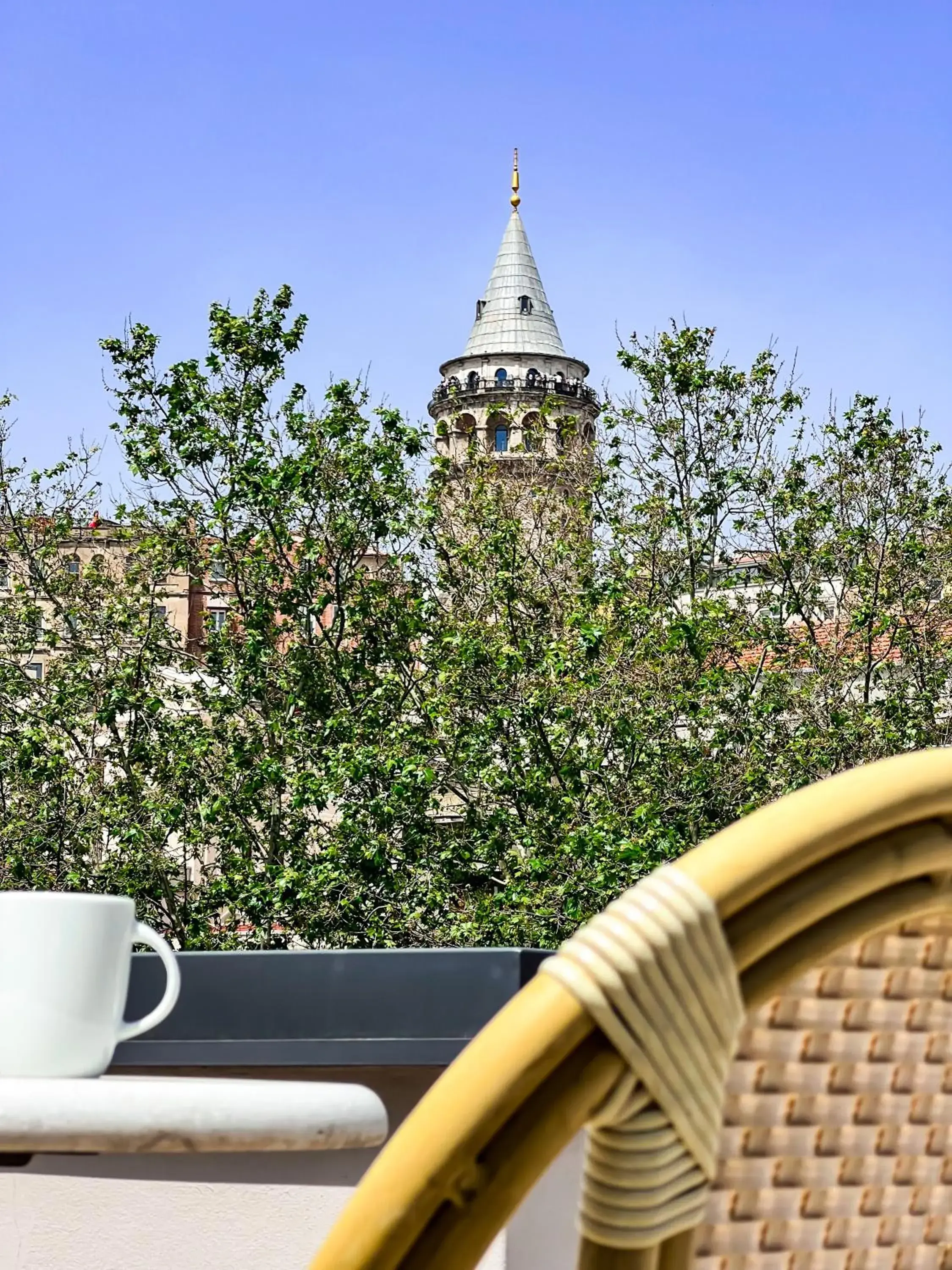 Balcony/Terrace in Triada Hotel Karaköy