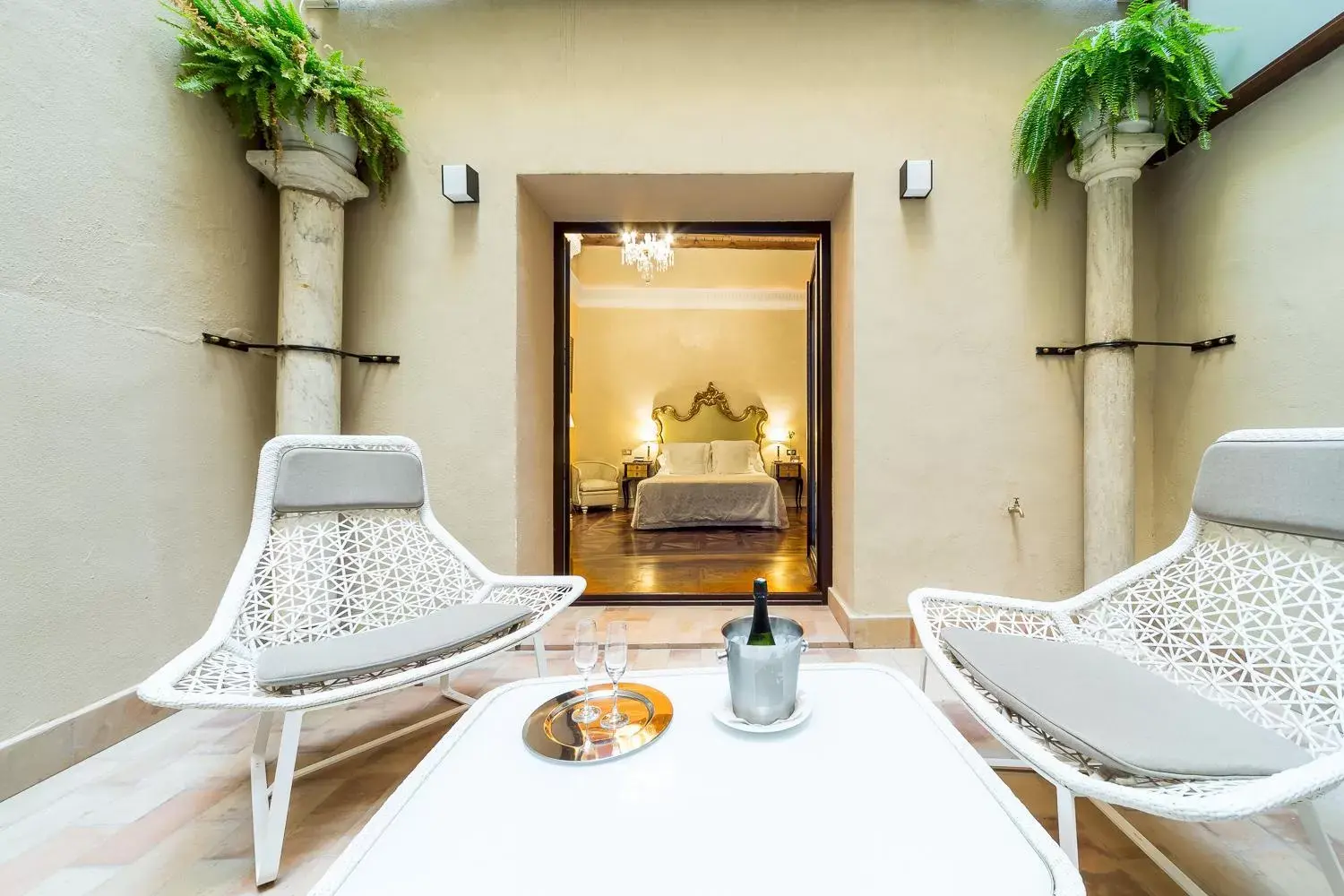 Patio in Hotel Casa 1800 Sevilla