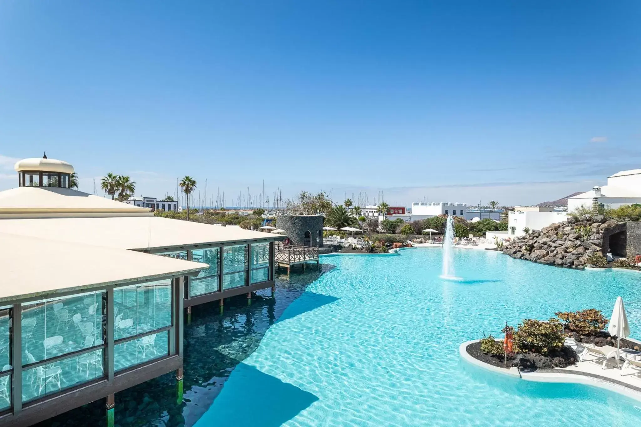 Swimming pool, Pool View in Hotel LIVVO Volcán Lanzarote