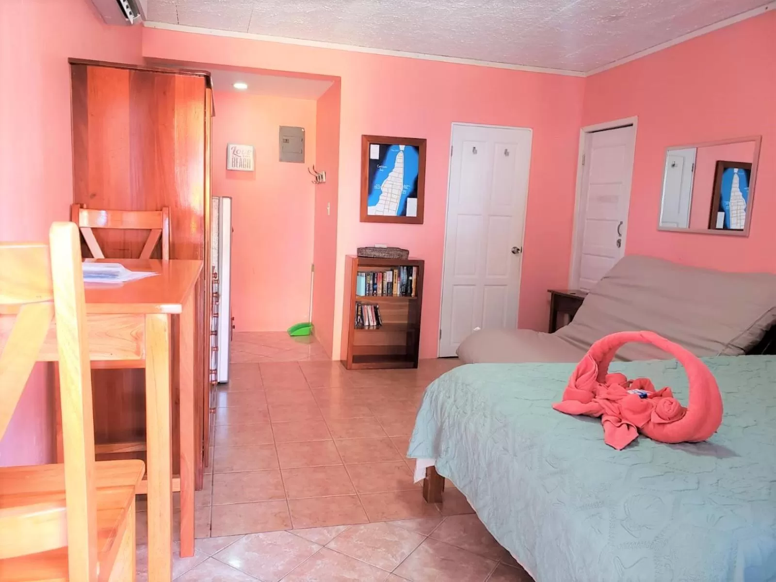 Bed in Beach Side Condos Caye Caulker by CCVH