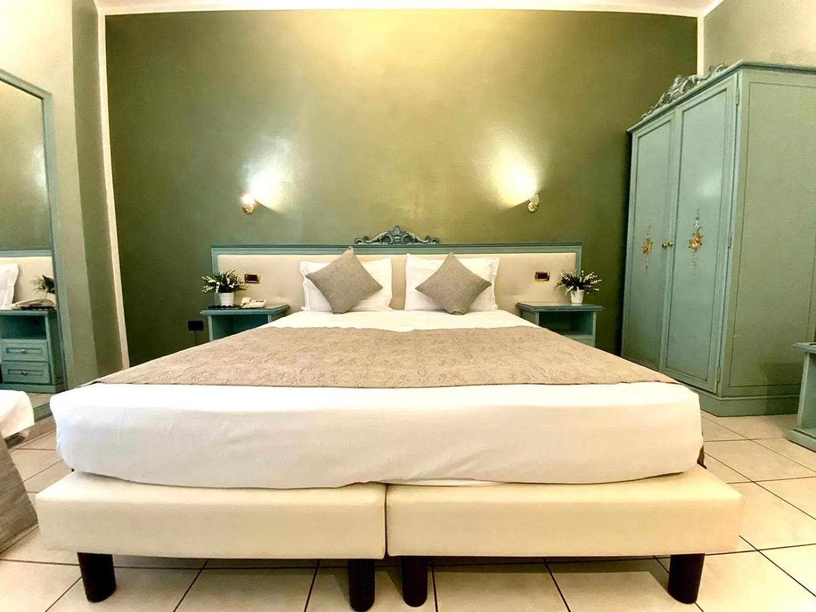 Bed in Piccolo Hotel Nogara