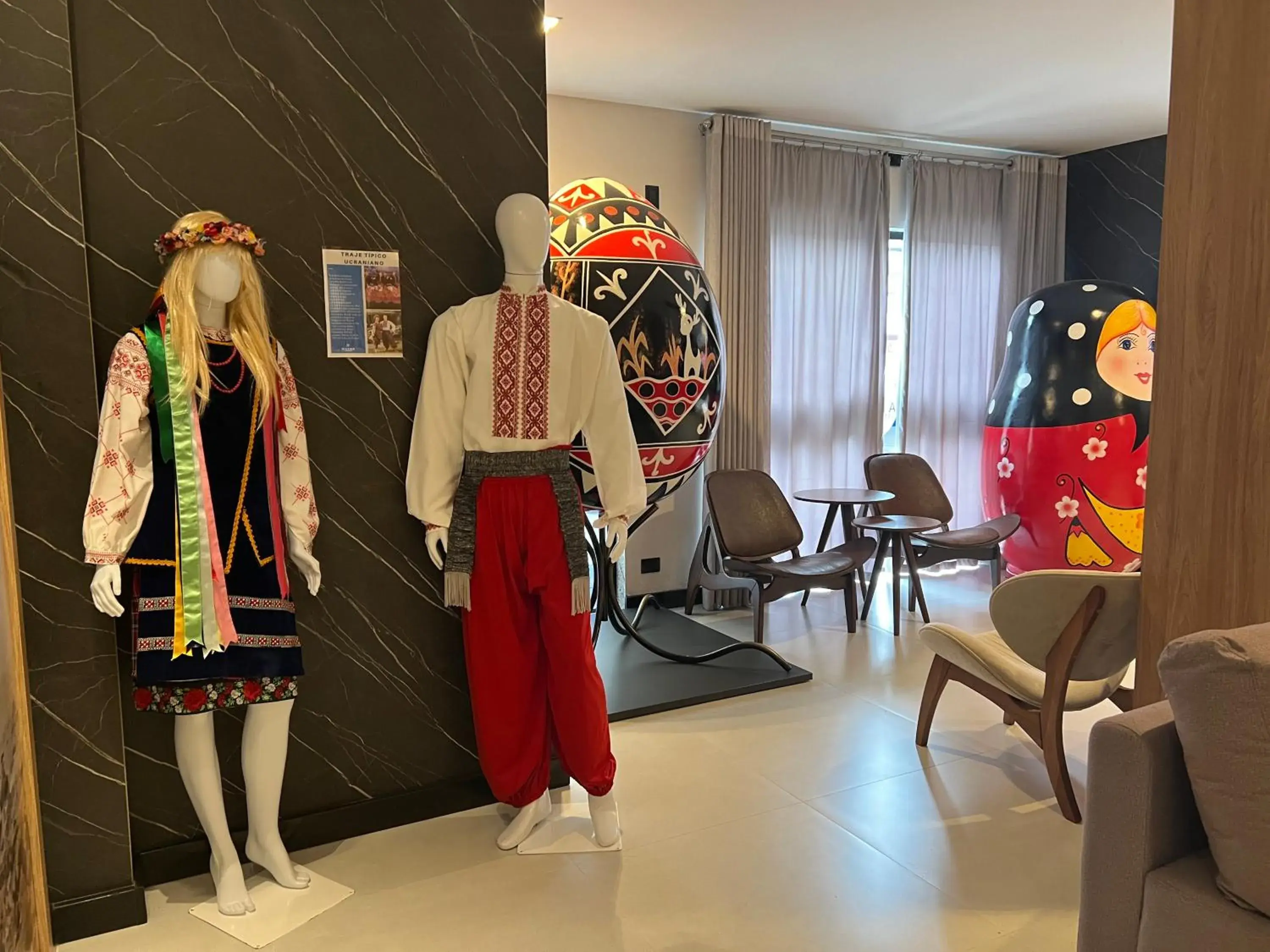 Lobby or reception in Mayná Hotel Prudentópolis Centro Lobby or reception in Mayná Hotel Prudentópolis Centro