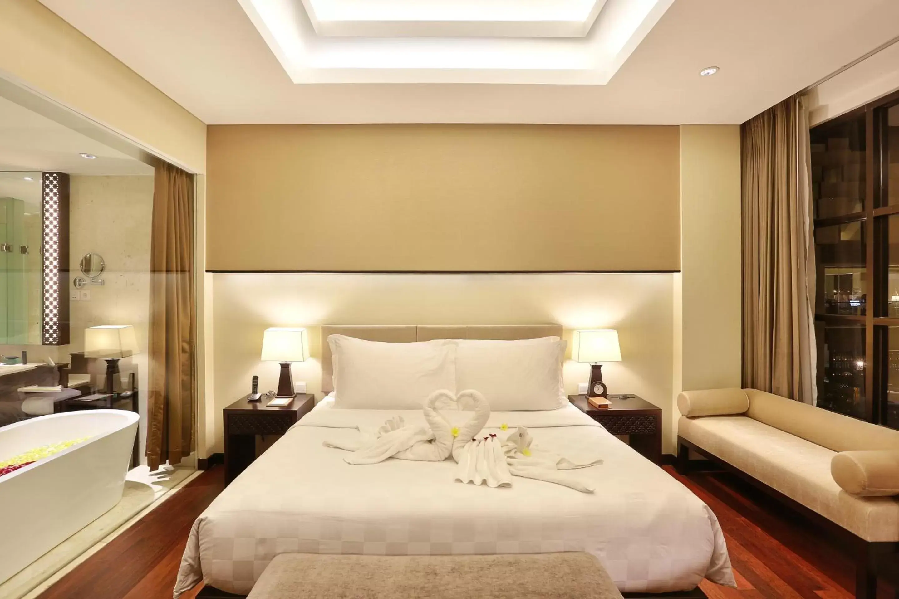 Decorative detail, Bed in Bali Nusa Dua Hotel