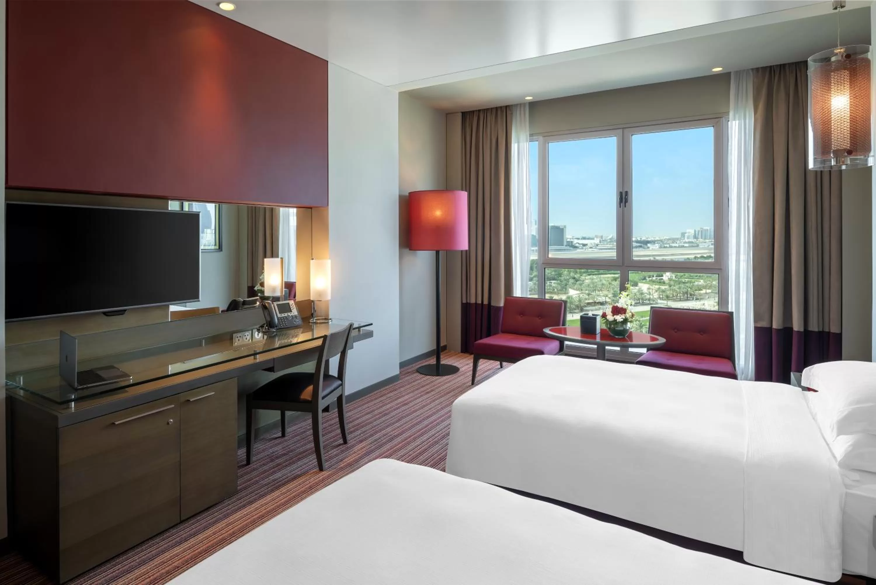 Bed in Park Rotana Abu Dhabi