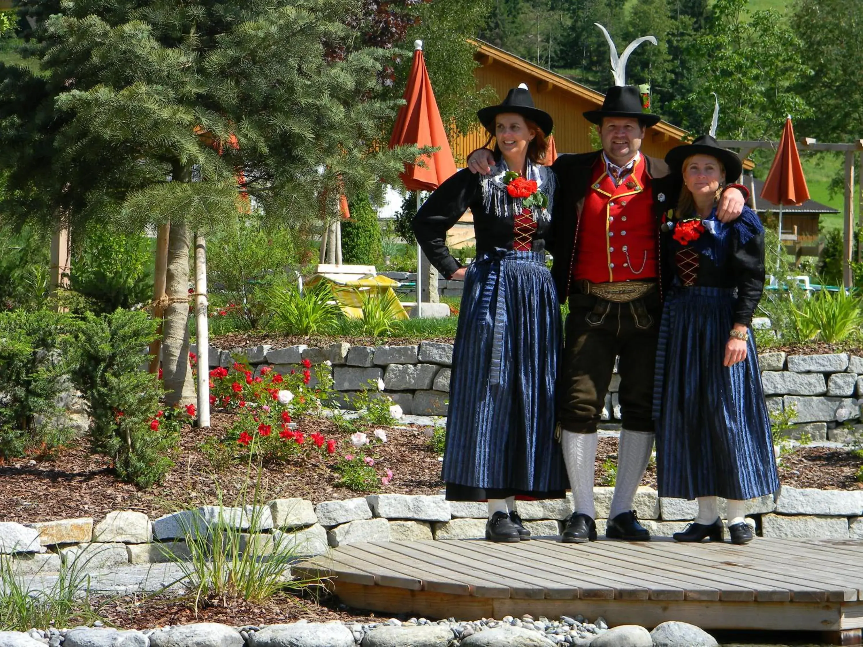 Garden in Landhotel Schermer