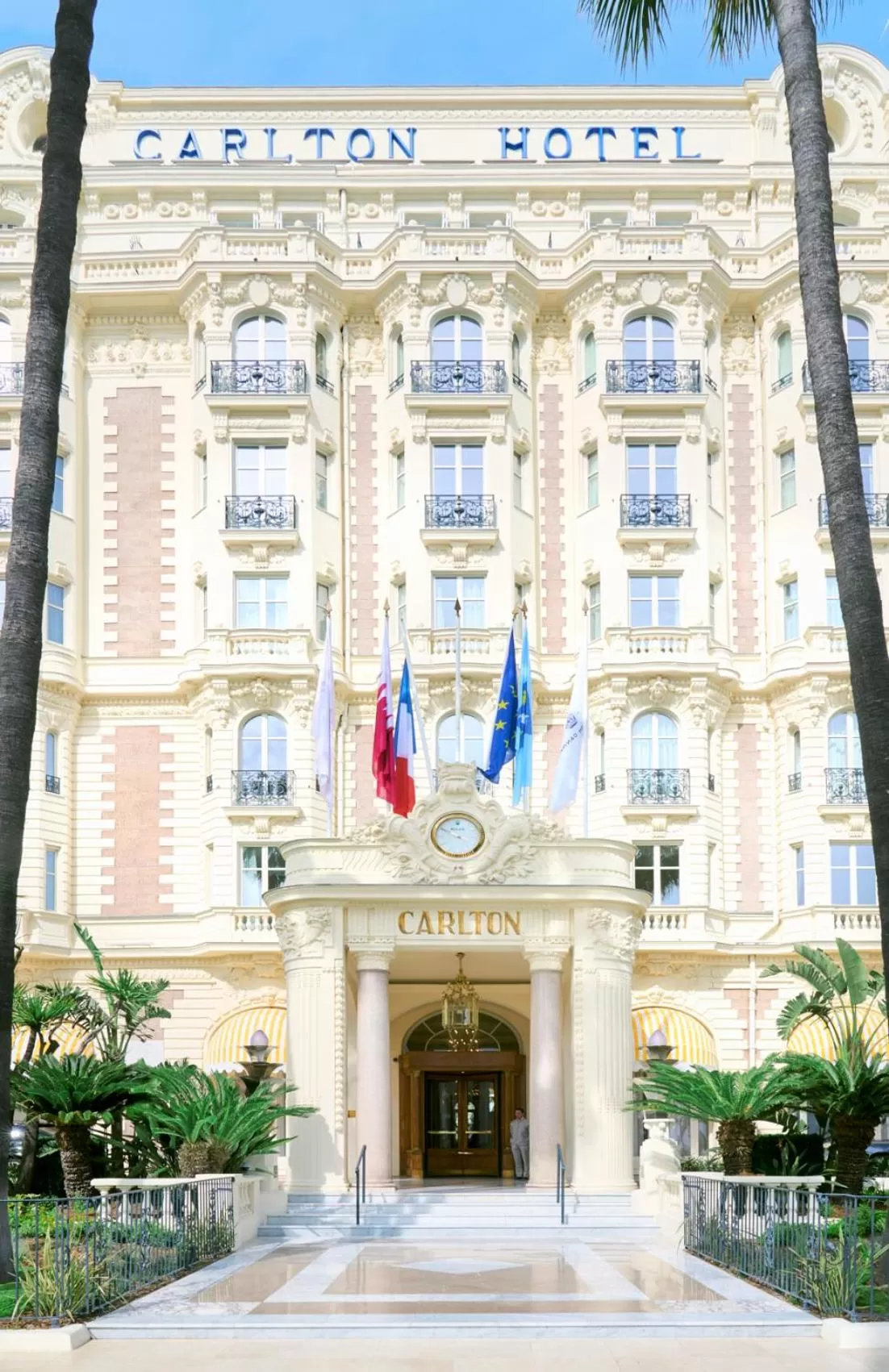 Facade/entrance in Carlton Cannes, a Regent Hotel