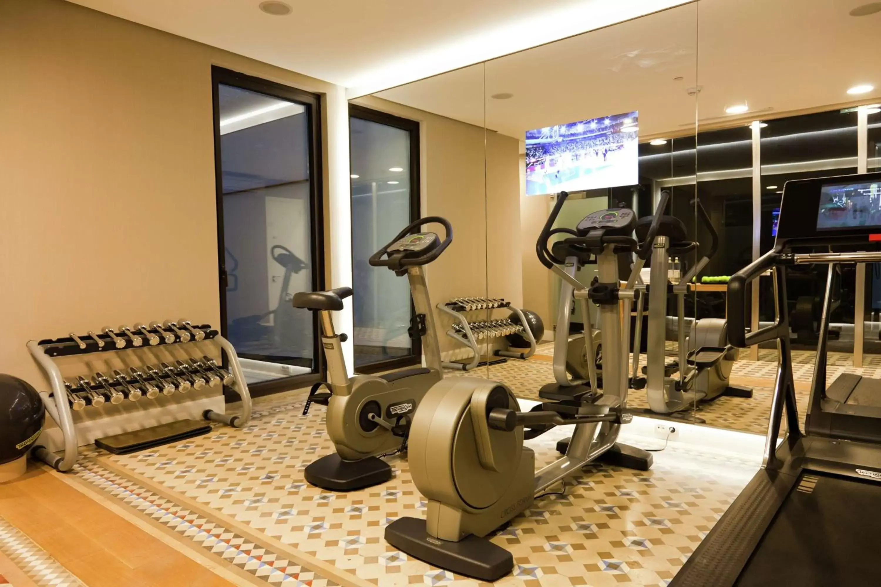 Fitness centre/facilities, Fitness Center/Facilities in Alexandra Barcelona Hotel, Curio Collection by Hilton