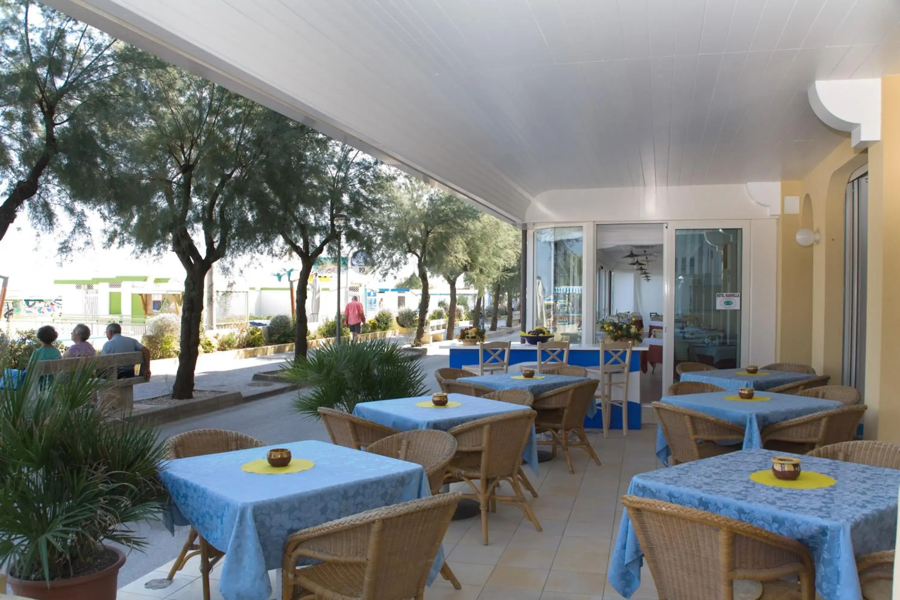 Balcony/Terrace, Restaurant/Places to Eat in Hotel Resort Marinella