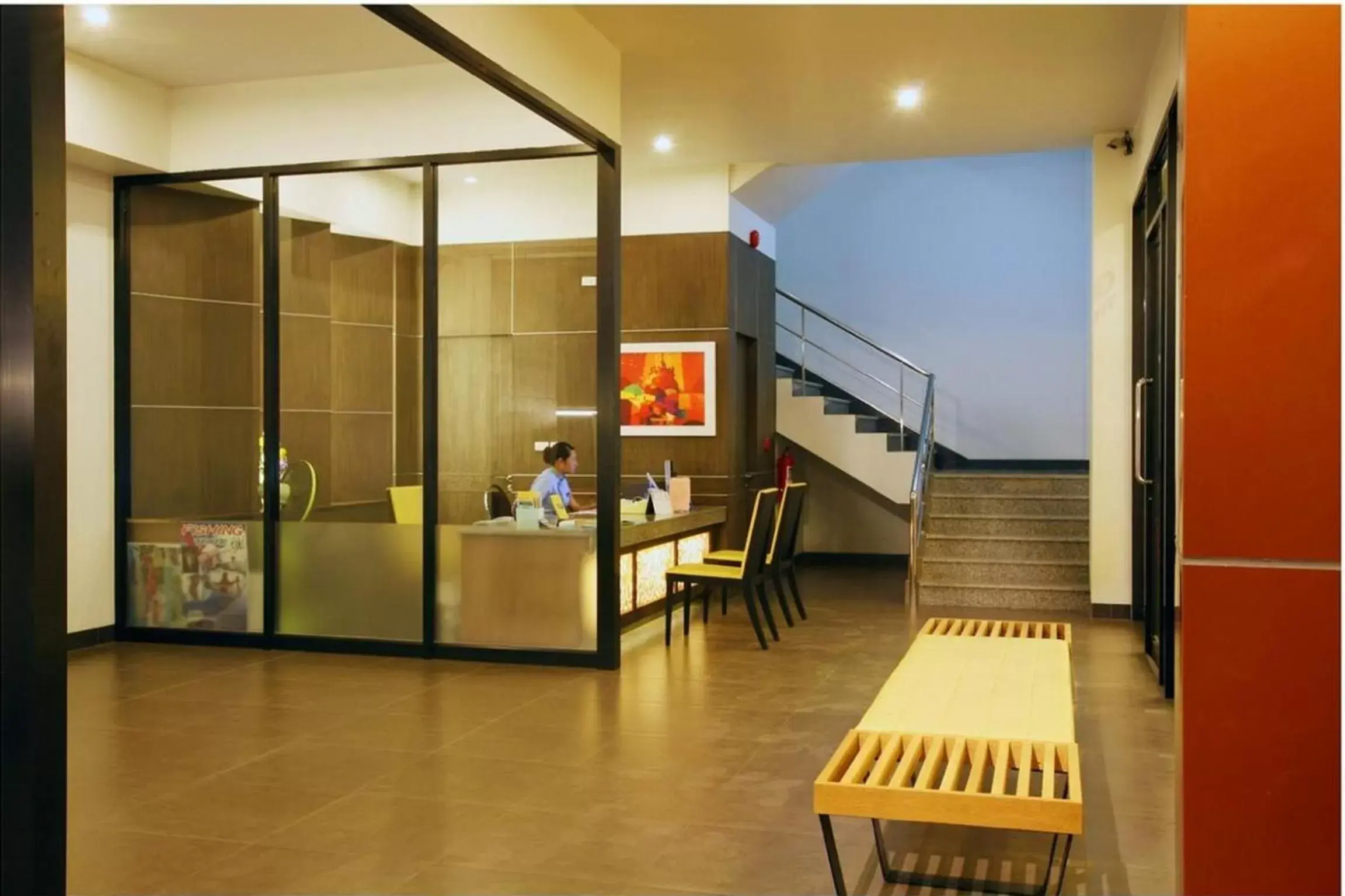 Lobby or reception in Baan Saikao Plaza Hotel & Service Apartment
