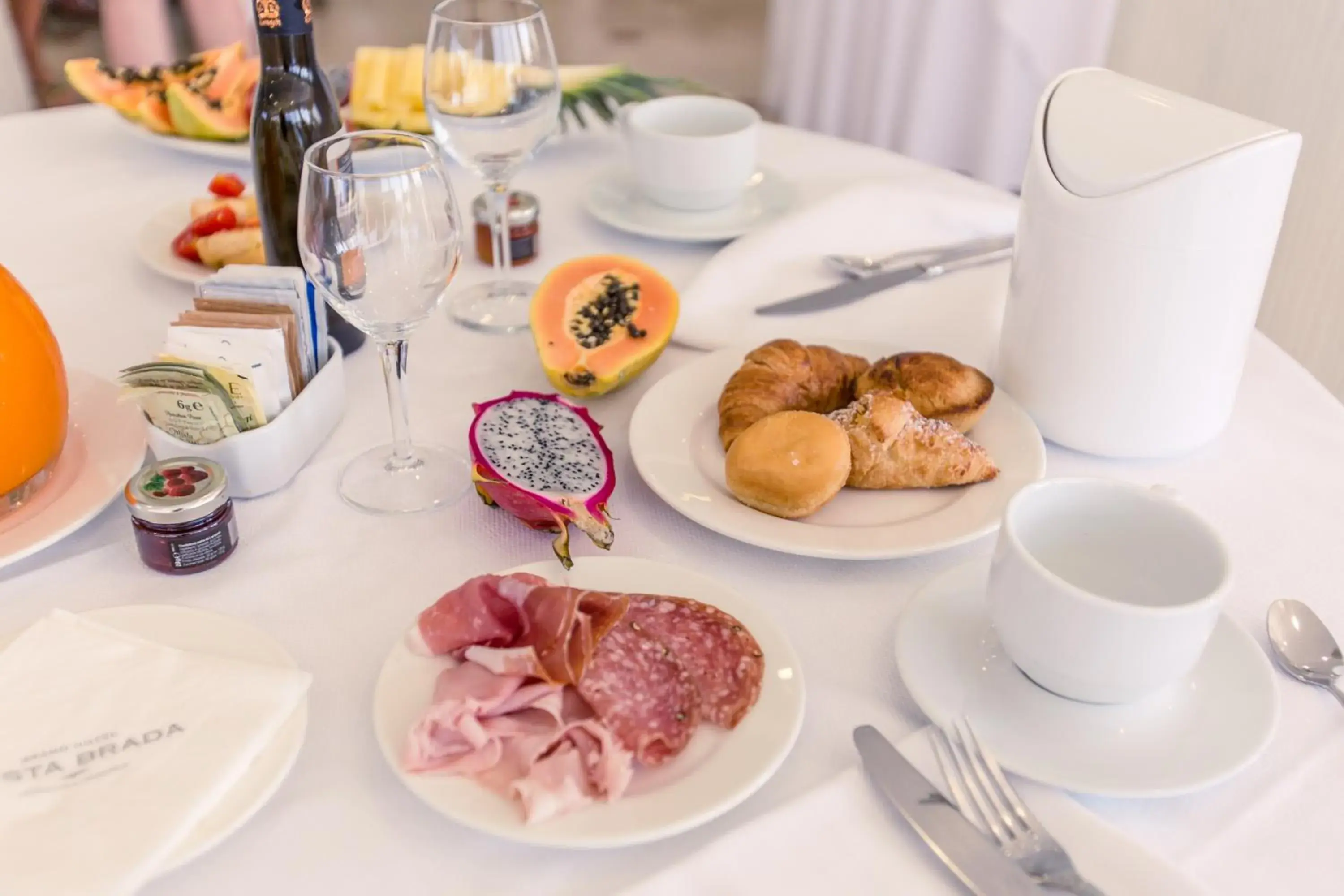 Buffet breakfast in Grand Hotel Costa Brada