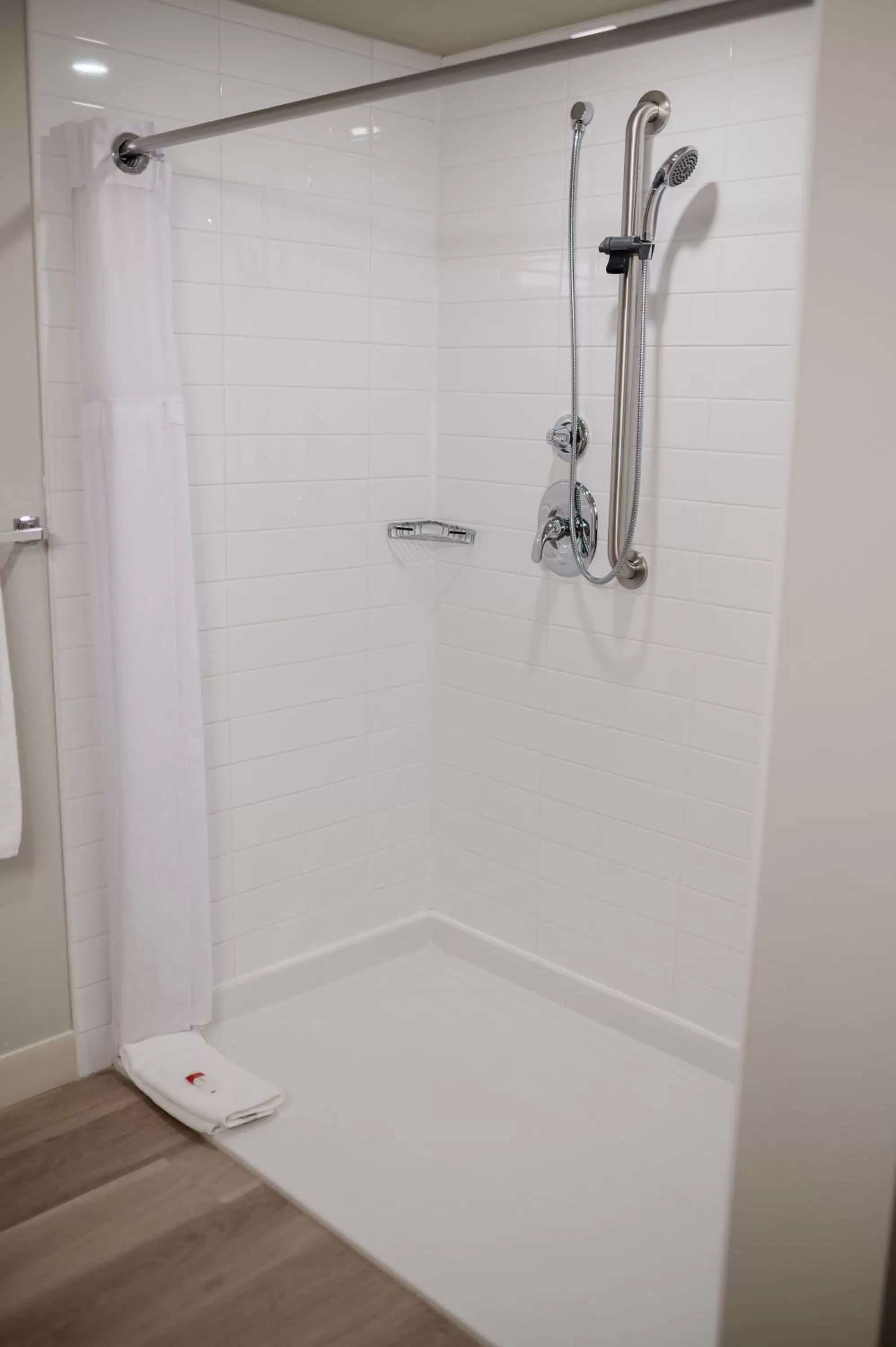 Shower in Microtel Inn & Suites by Wyndham Aurora