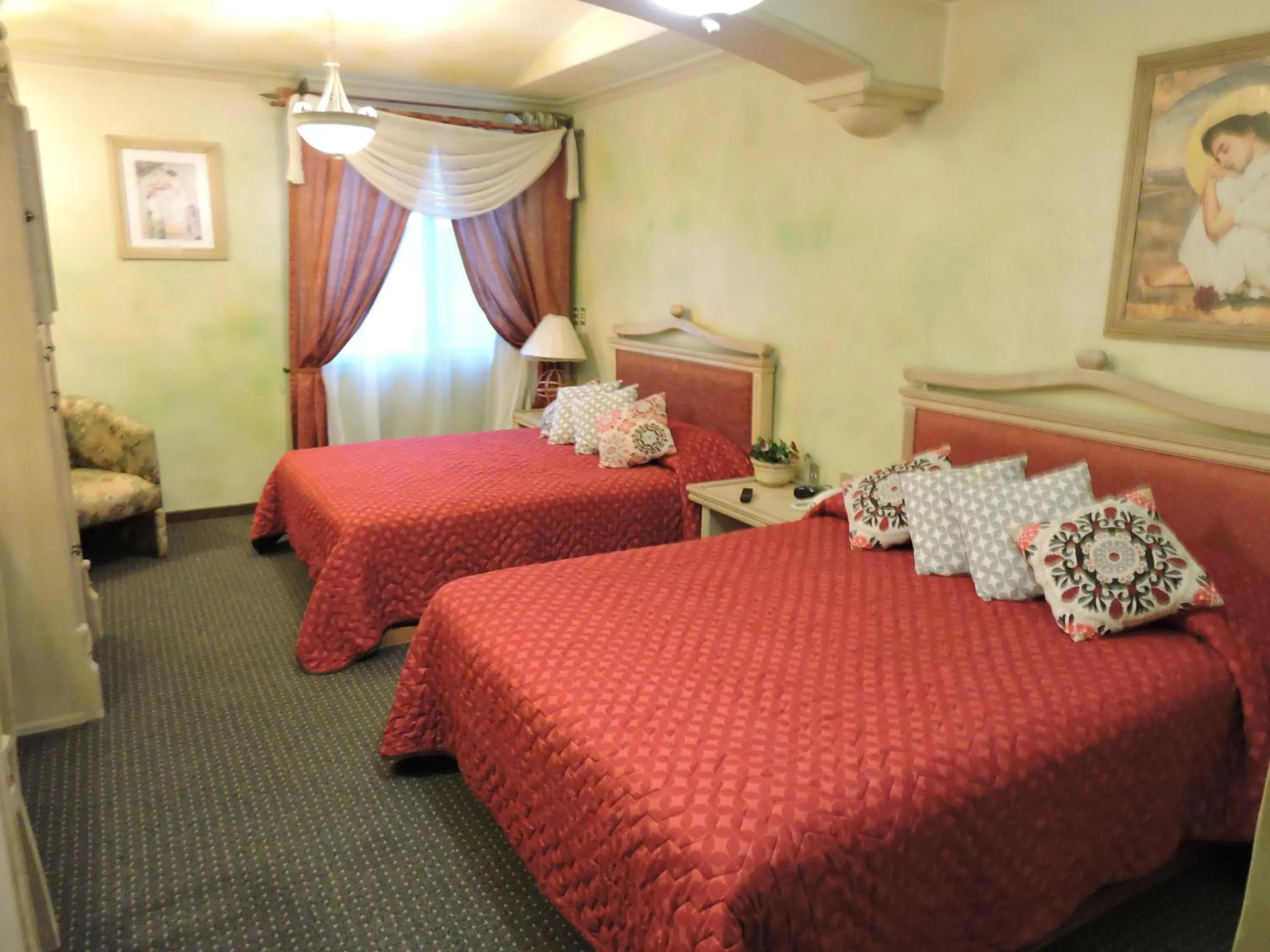 Bed in Hotel Quinta Cesar