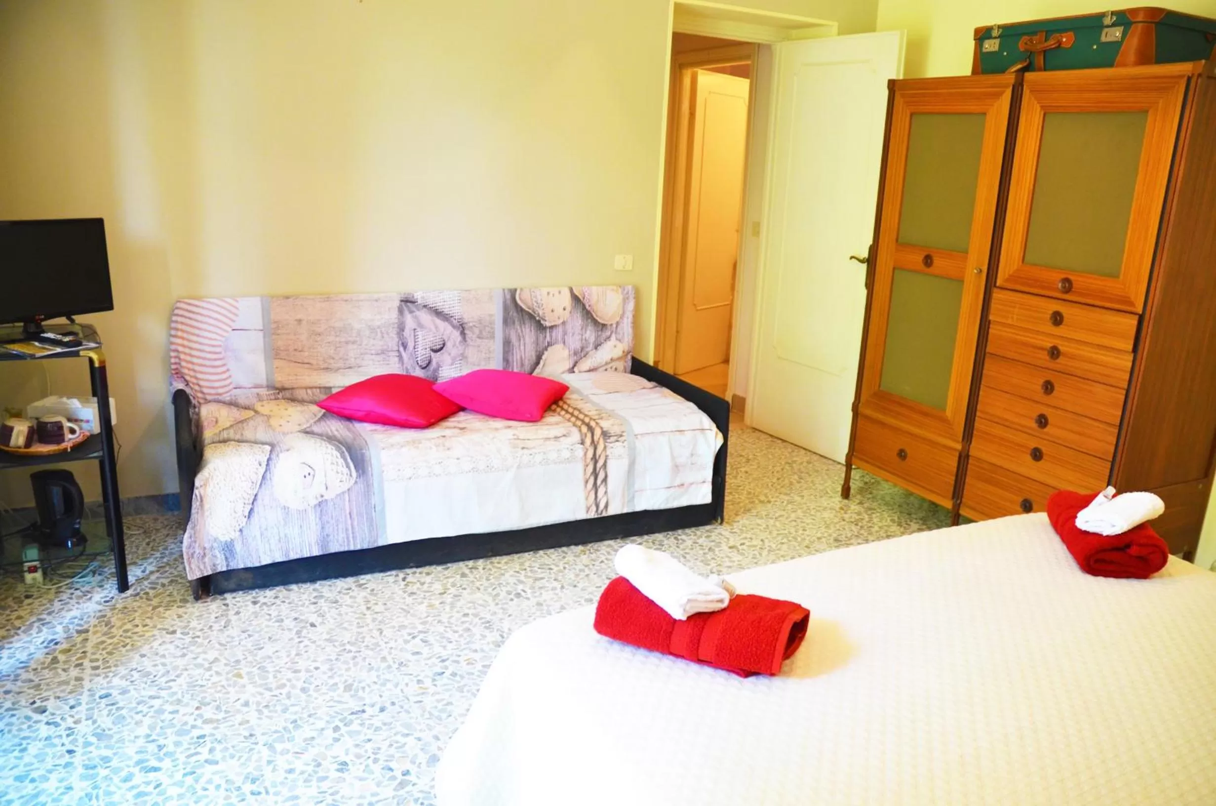 Bed, Seating Area in Bed and Breakfast Romantica Evasione