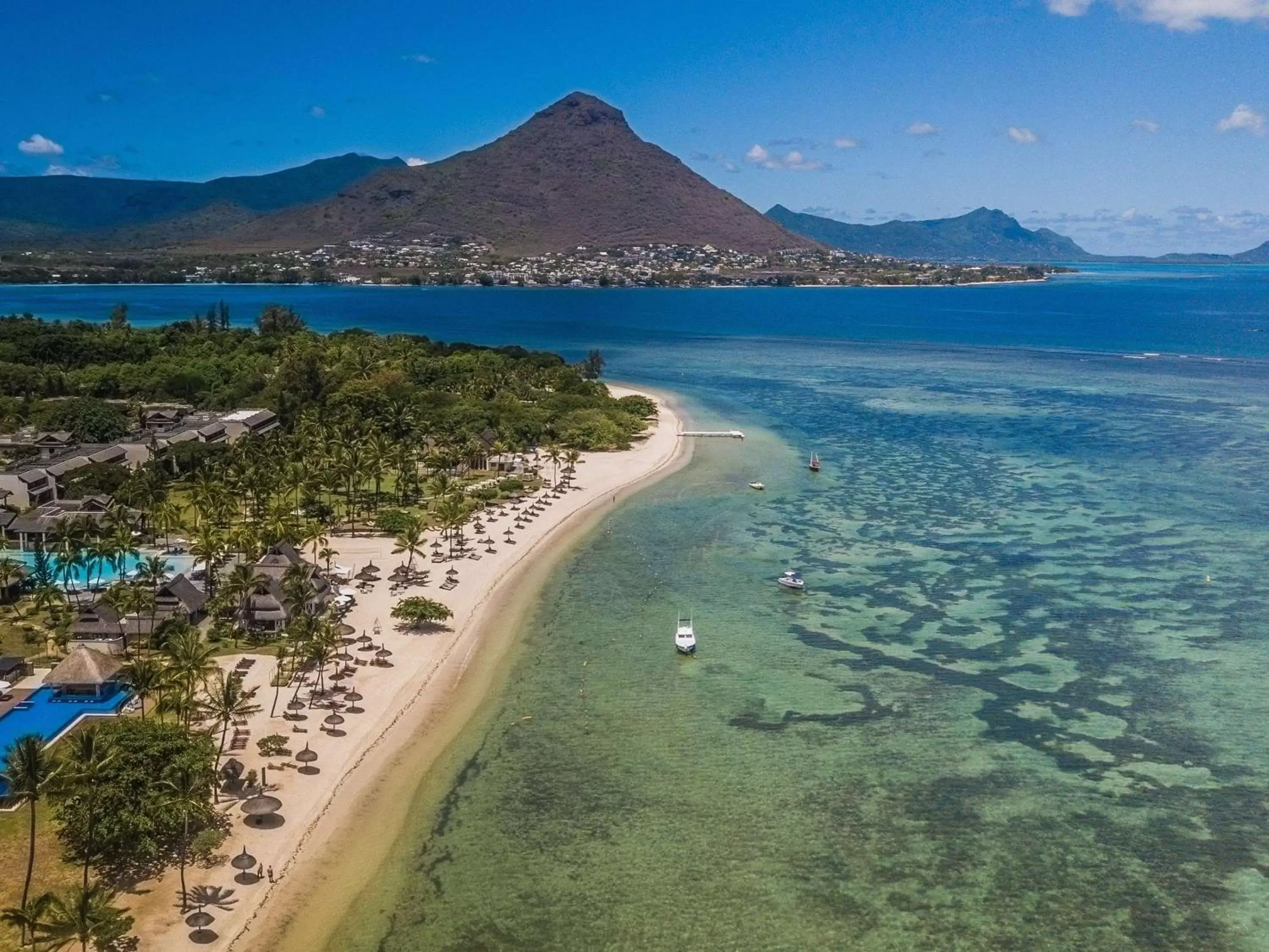 Property building, Bird's-eye View in Sofitel Mauritius L'Imperial Resort & Spa