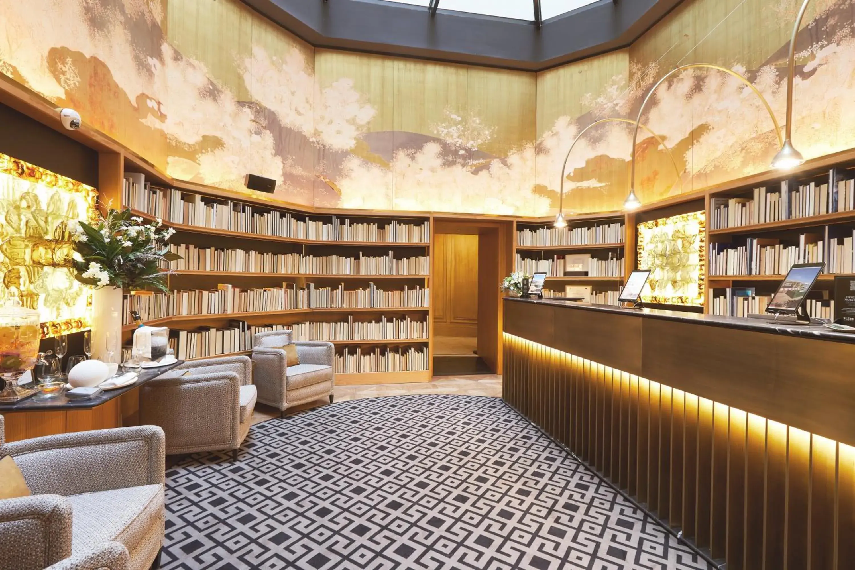 Lobby or reception in BLESS Hotel Madrid - The Leading Hotels of the World Lobby or reception in BLESS Hotel Madrid - The Leading Hotels of the World