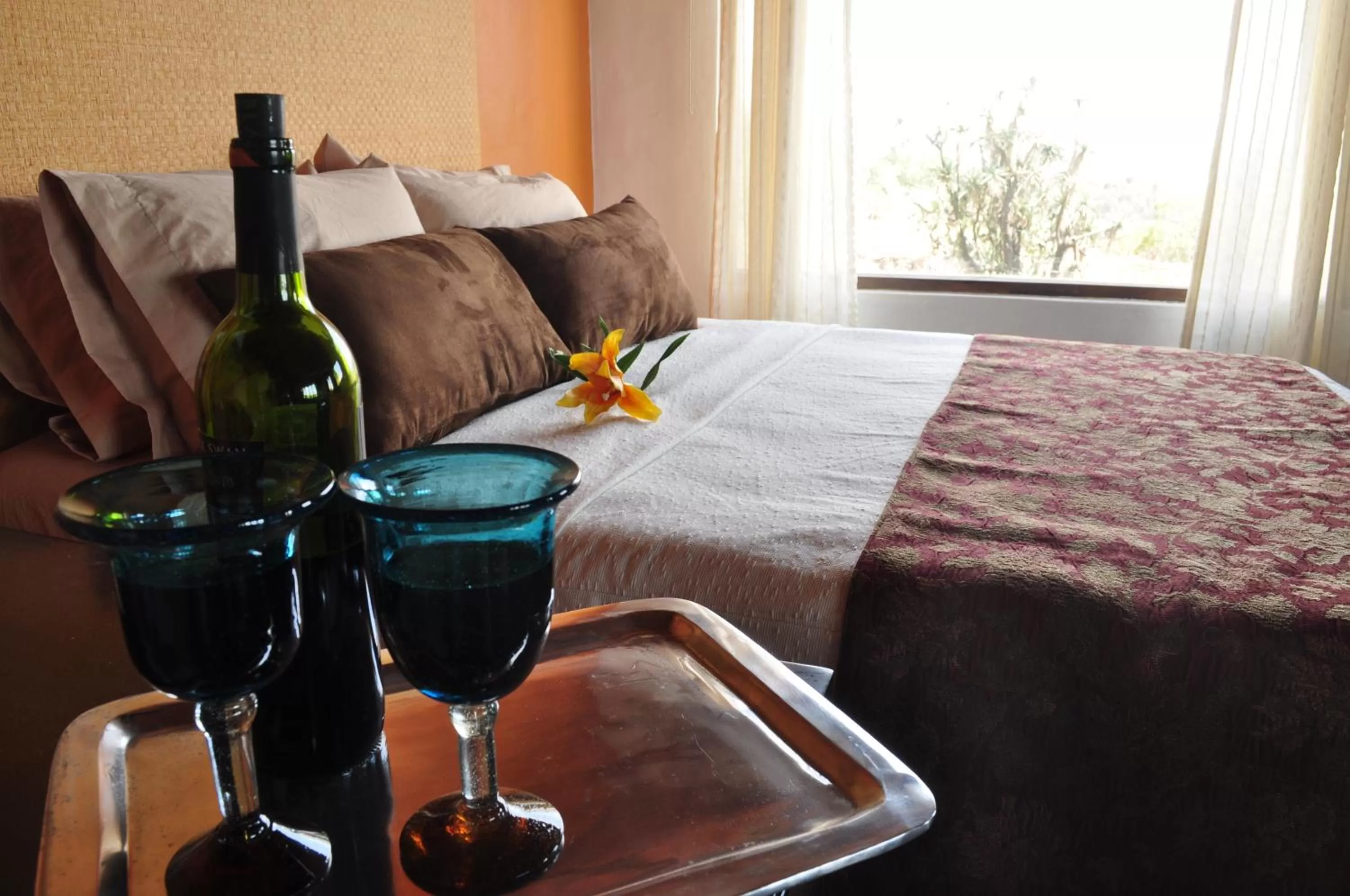 Bed in Hotel Villa Cassis