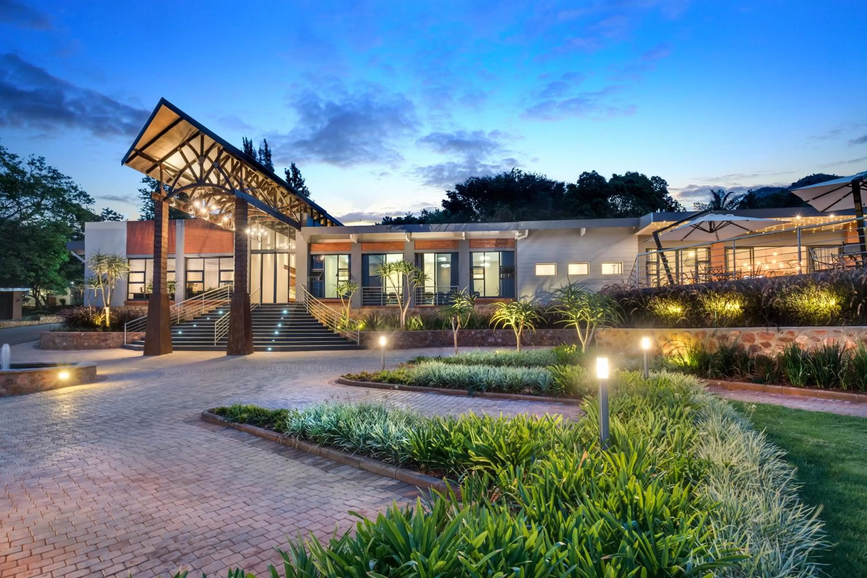 Facade/entrance in ANEW Resort Hunters Rest Rustenburg