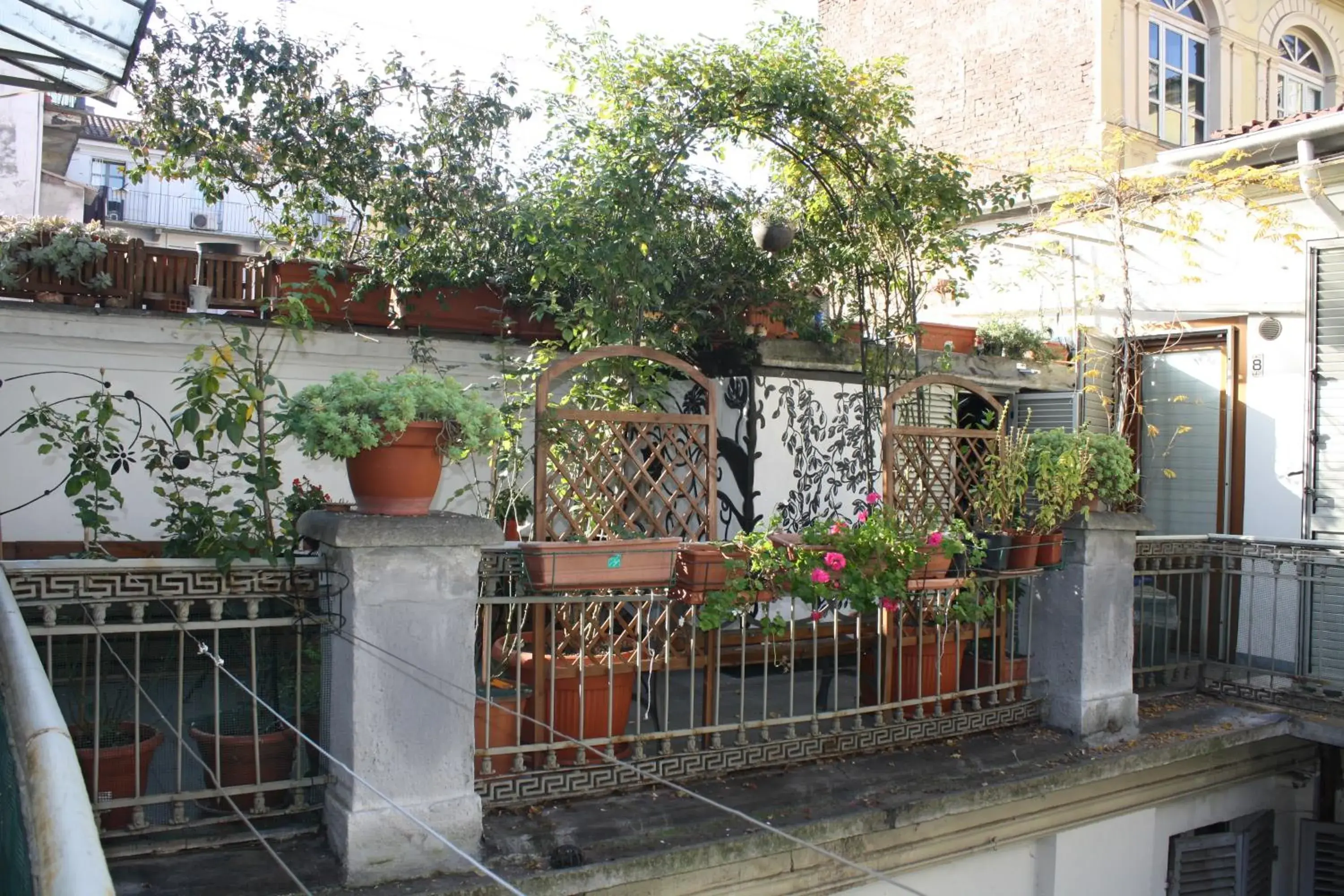 Balcony/Terrace, BBQ Facilities in Albergo Avalon