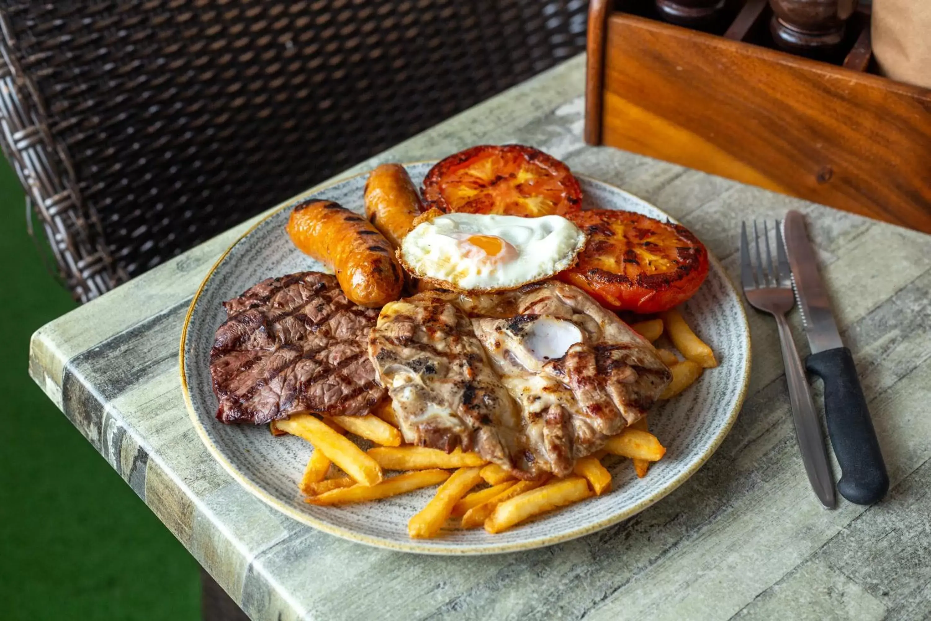 Food close-up in Tates Hotel Windsor