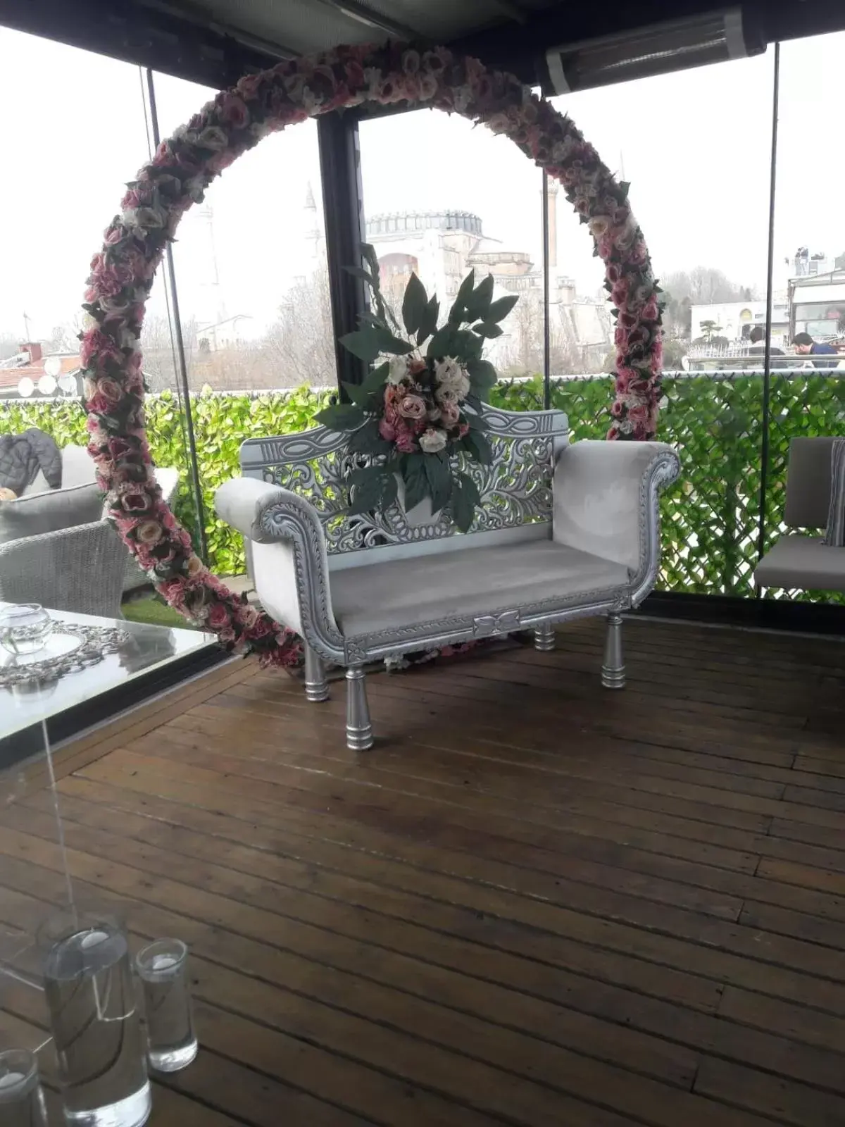 Balcony/Terrace, Seating Area in Armagrandi Spina Hotel-Special Category