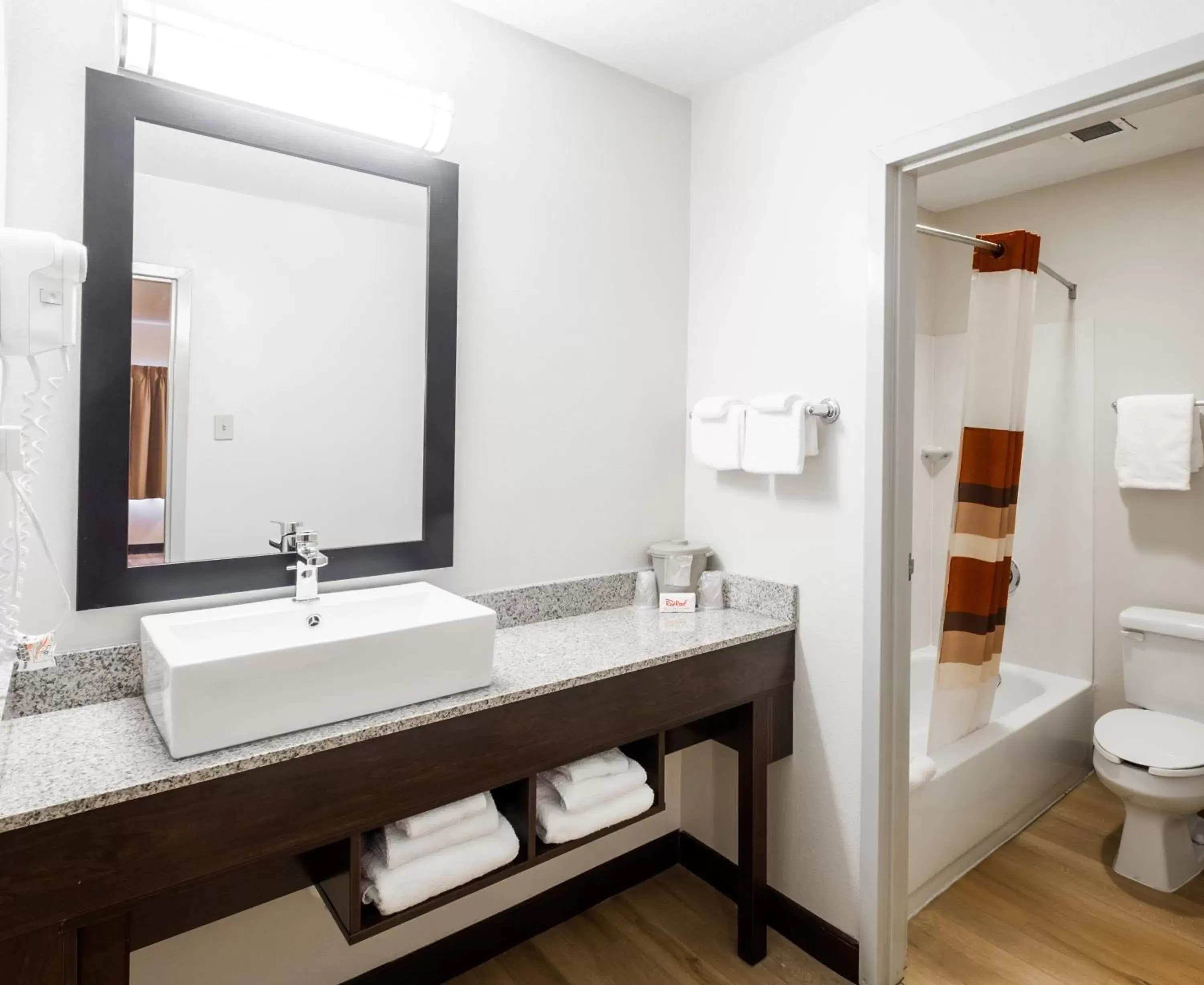 Bathroom in Red Roof Inn PLUS+ South Deerfield - Amherst