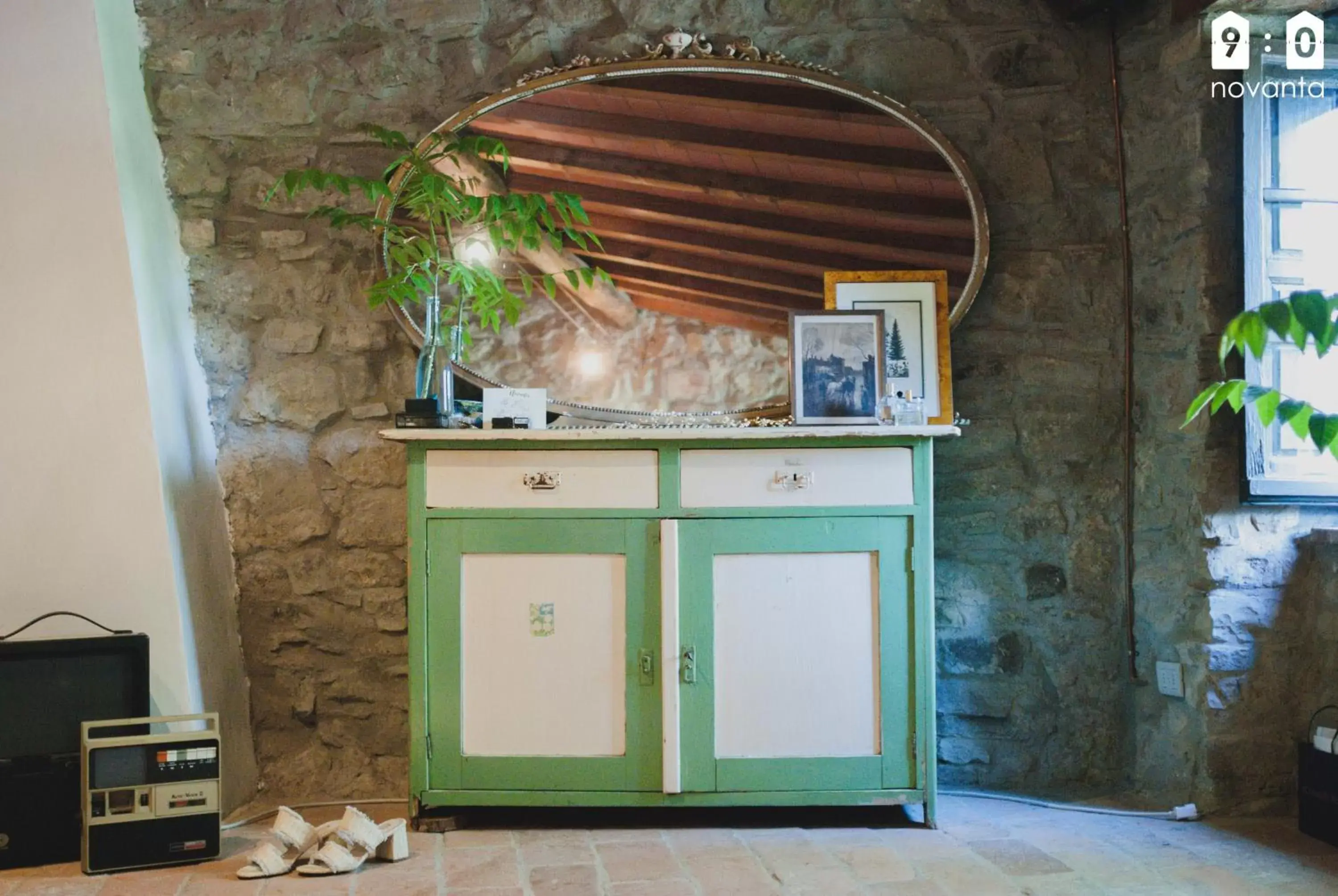 Decorative detail, TV/Entertainment Center in novanta nature retreat