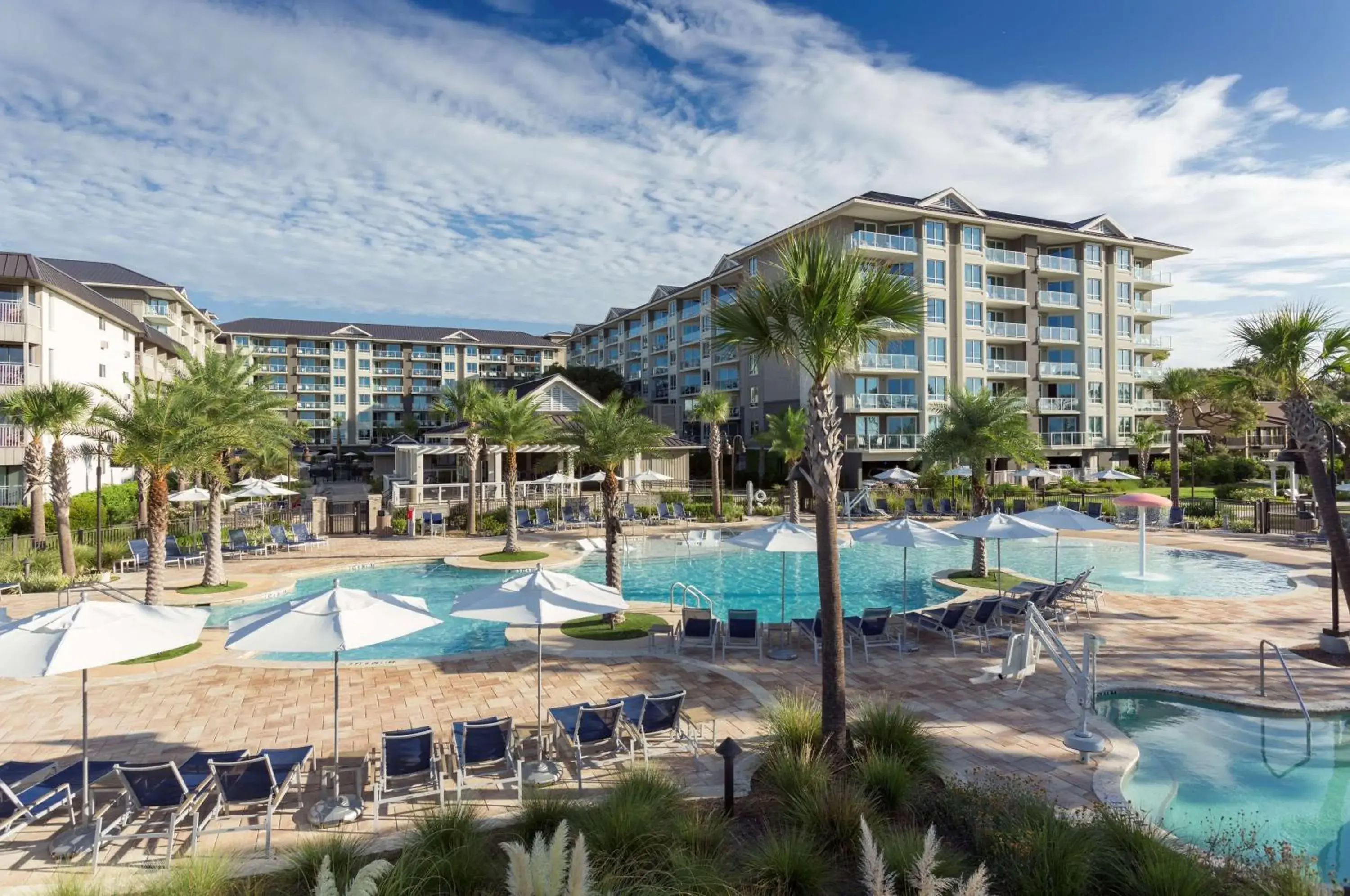 Pool view, Swimming Pool in Hilton Grand Vacations Club Ocean Oak Resort Hilton Head