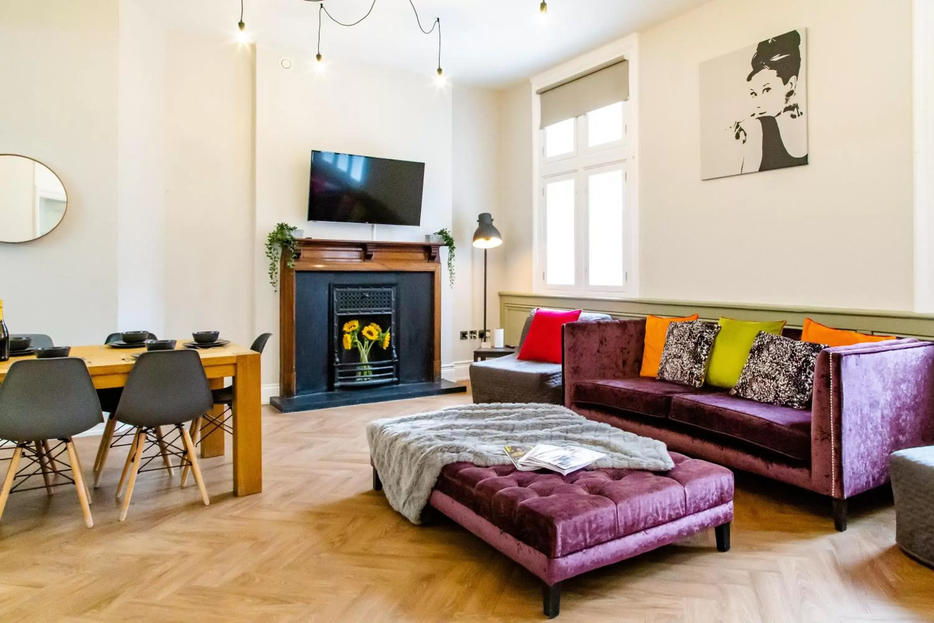 Communal lounge/ TV room, Seating Area in Goodramgate Apartments