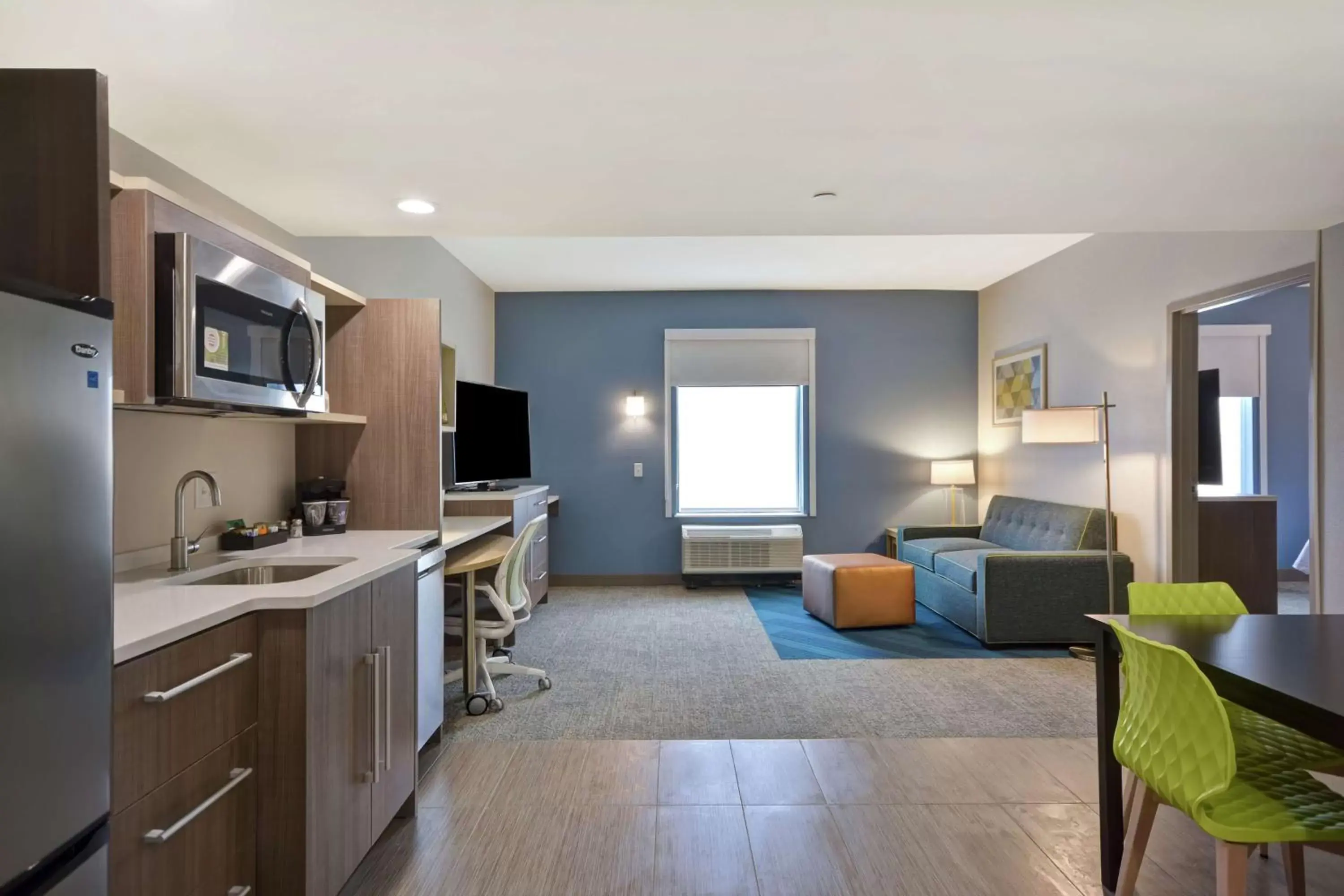 Bedroom, Seating Area in Home2 Suites By Hilton Dayton South