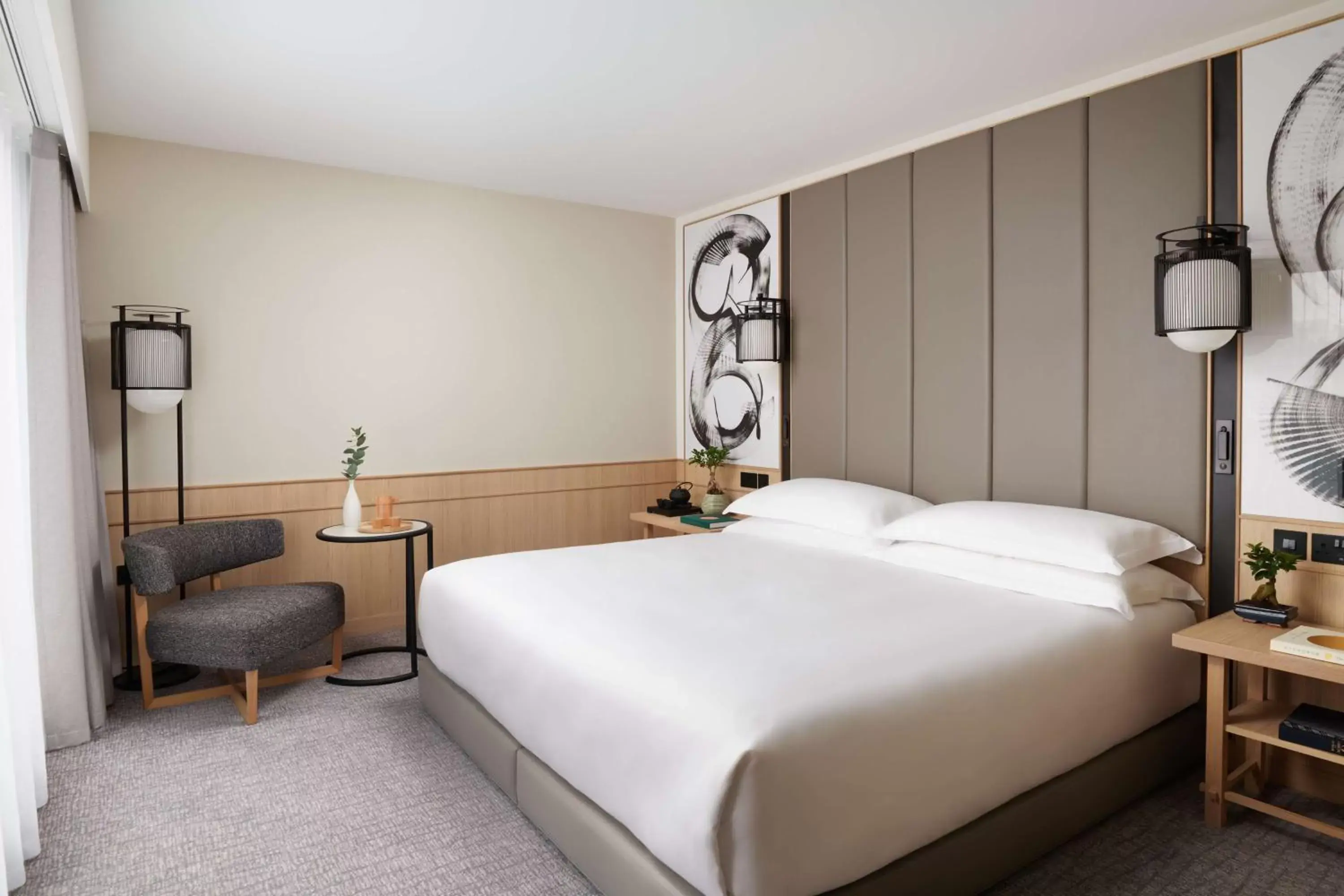 Bedroom, Bed in Nobu Hotel London Portman Square